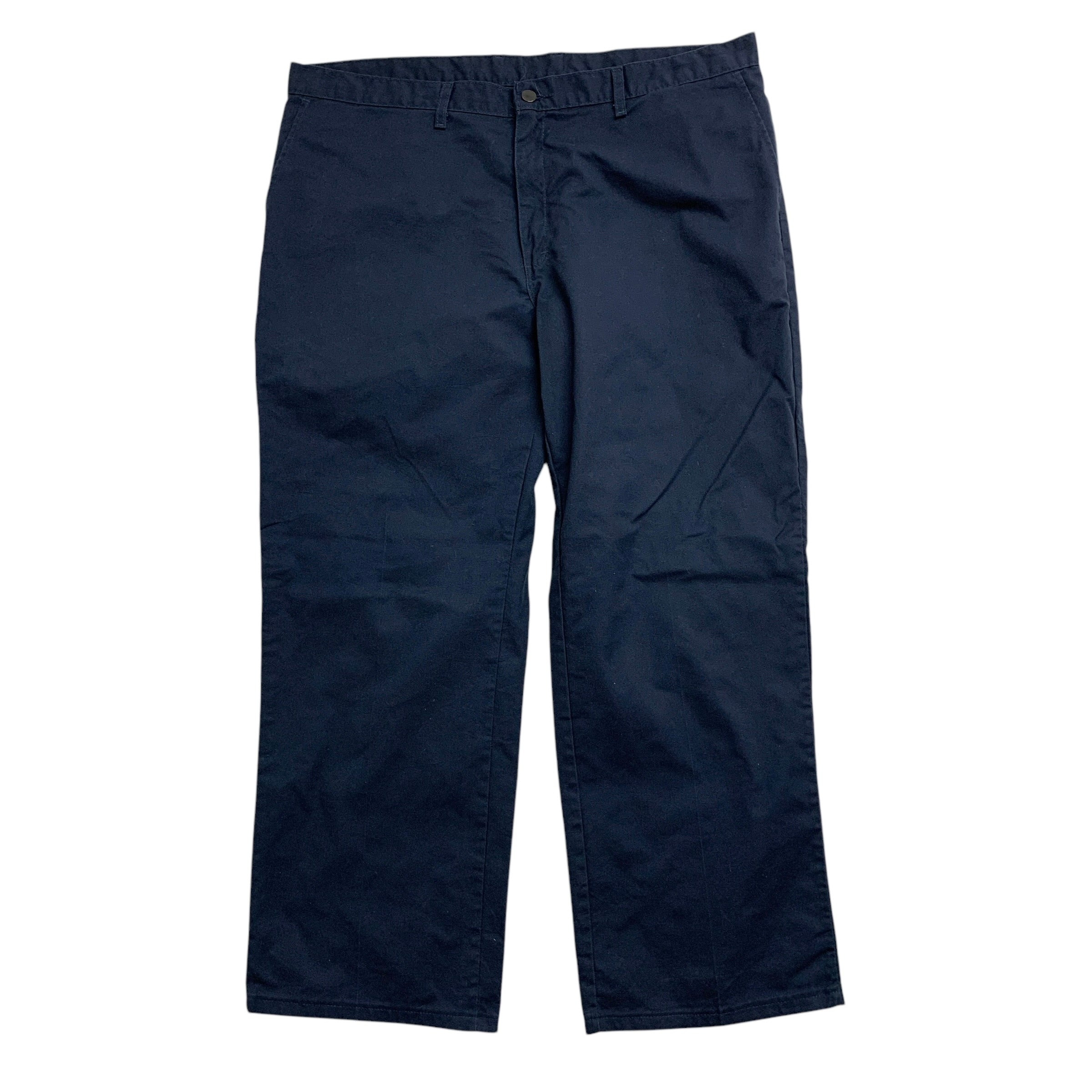 Dickies Trousers W42 L30 Mens Navy Blue Pants Relaxed Straight Fit Workwear