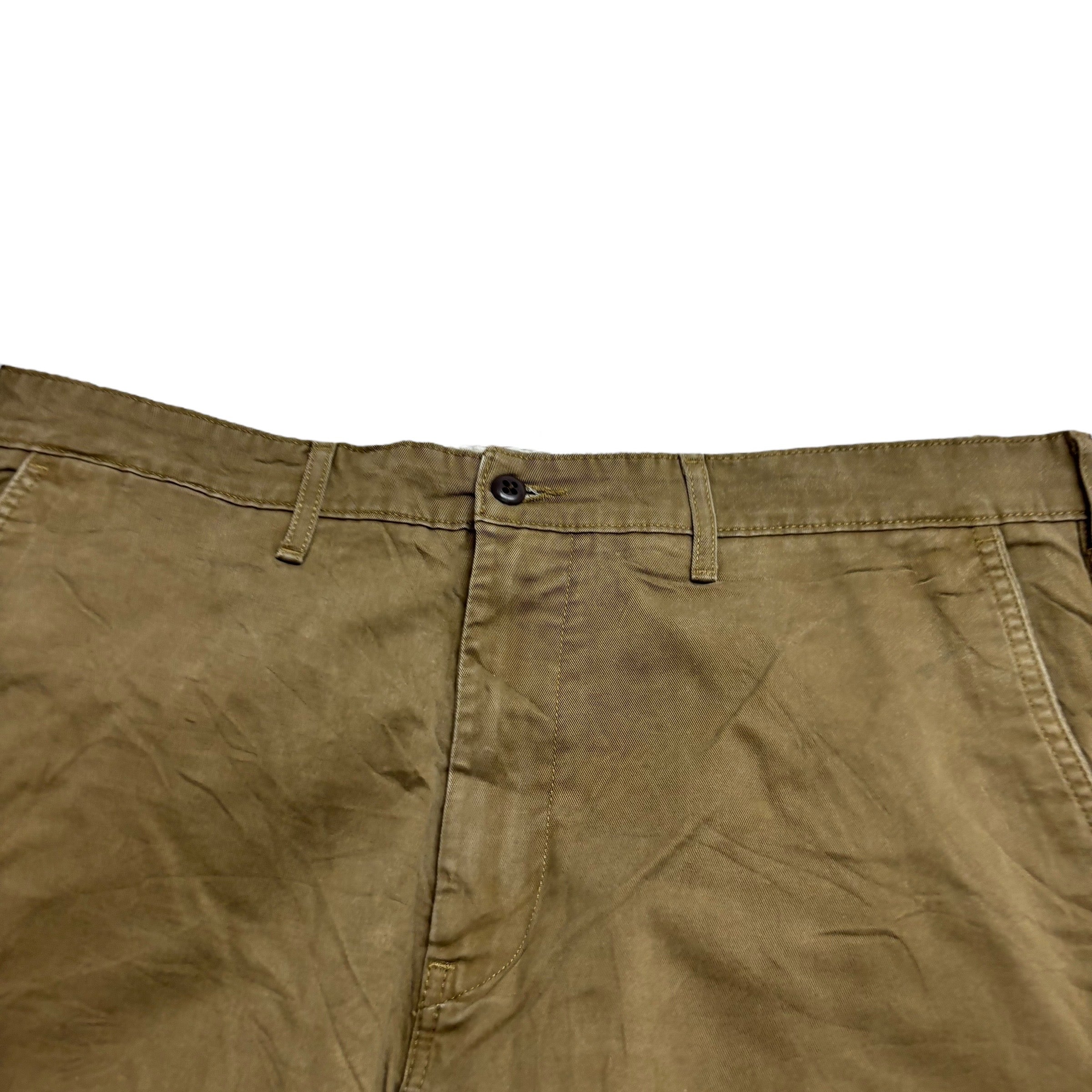 Levis Chino Trousers W38 L31 Mens Green Regular Tapered Fit Stretch