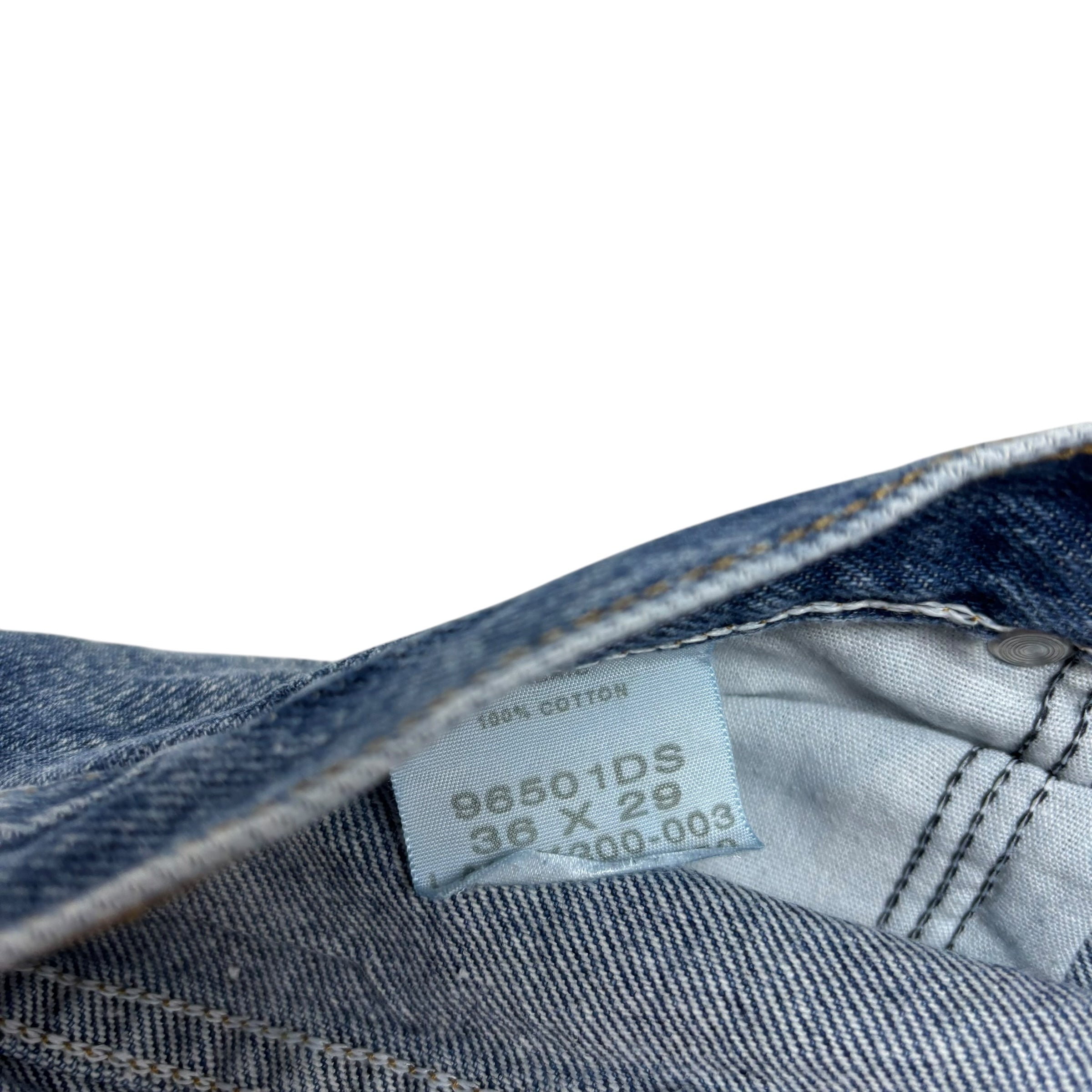 Wrangler Jeans W36 L29 Mens Mid Blue Regular Straight Fit Vintage Denim