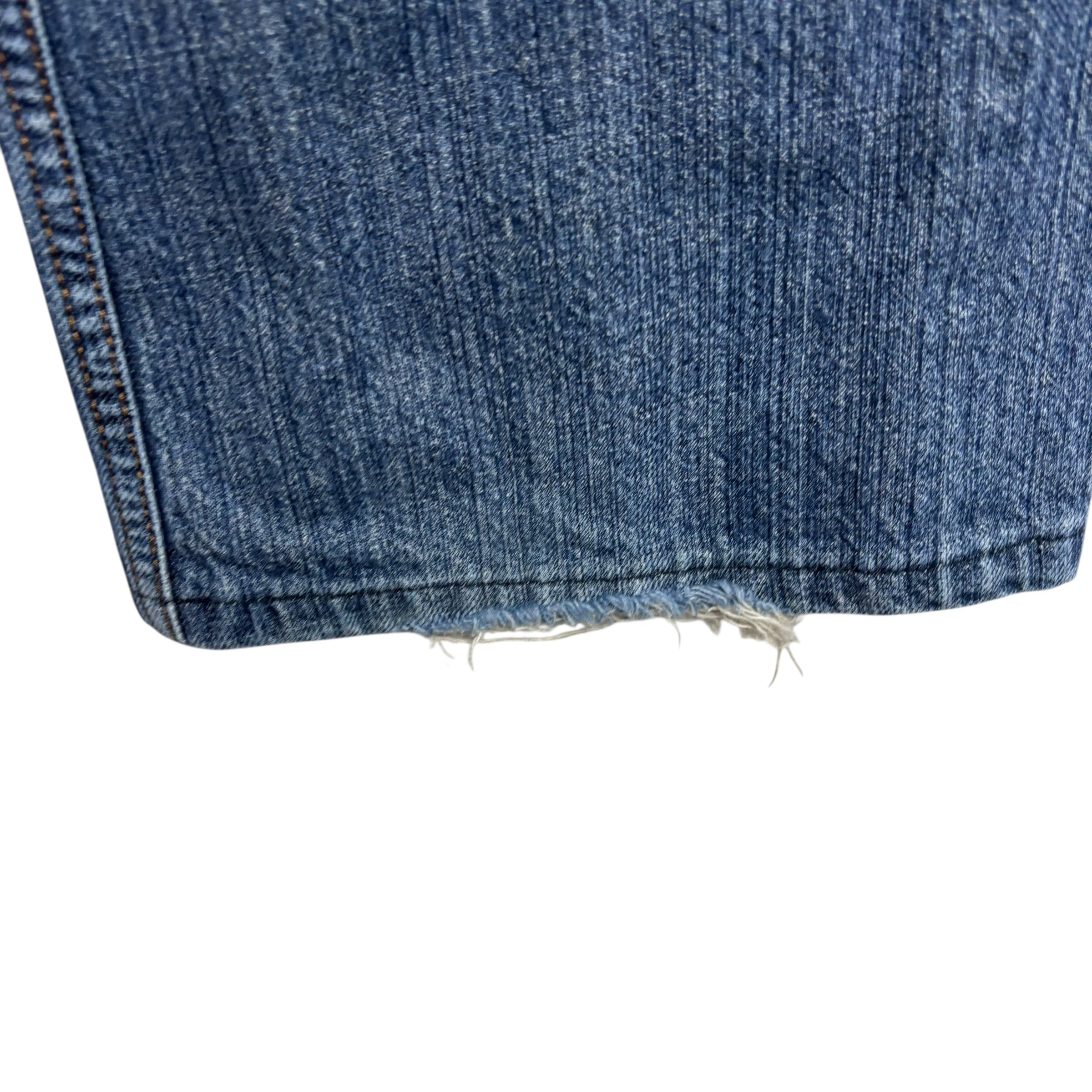 Levis 527 Jeans W34 L29 Mens Mid Blue Low Rise Bootcut Fit Vintage Denim (F)