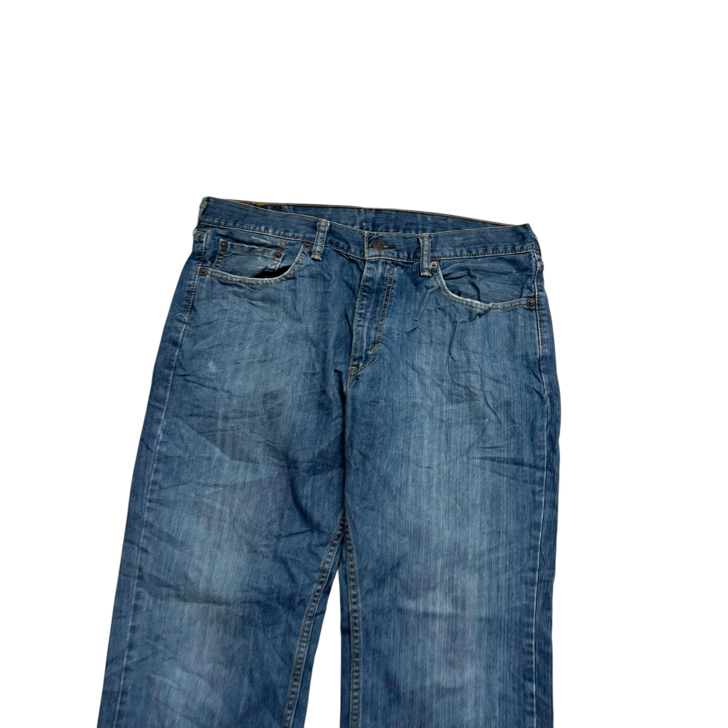 Levis 559 Jeans W34 L30 Mens Dark Blue Baggy Relaxed Straight Fit Denim