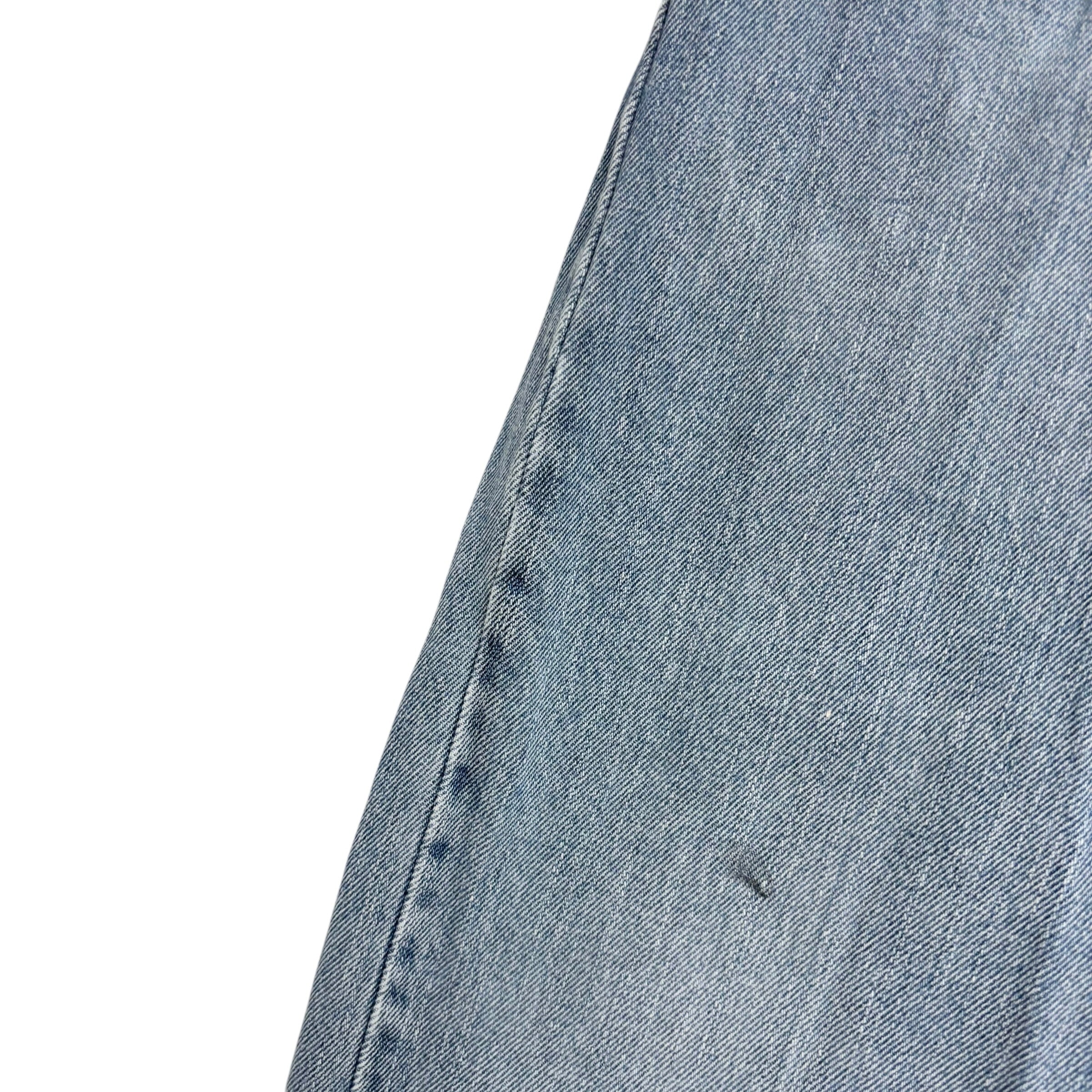 Levis 505 Jeans W36 L29 Mens Light Blue Regular Straight Fit Vintage Denim
