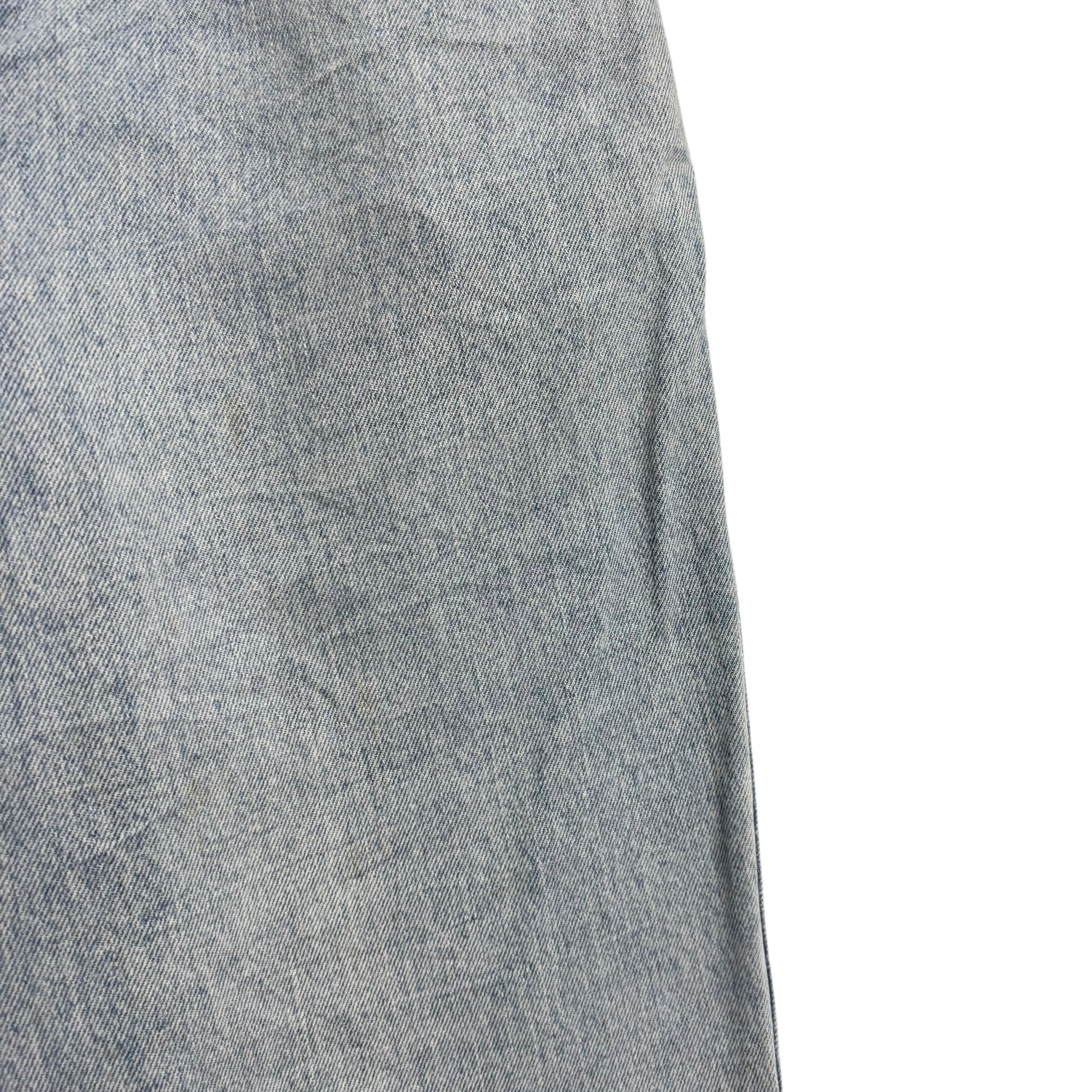 Levis 550 Jeans W36 L31 Womens Light Blue Relaxed Taper Mom Vintage Denim