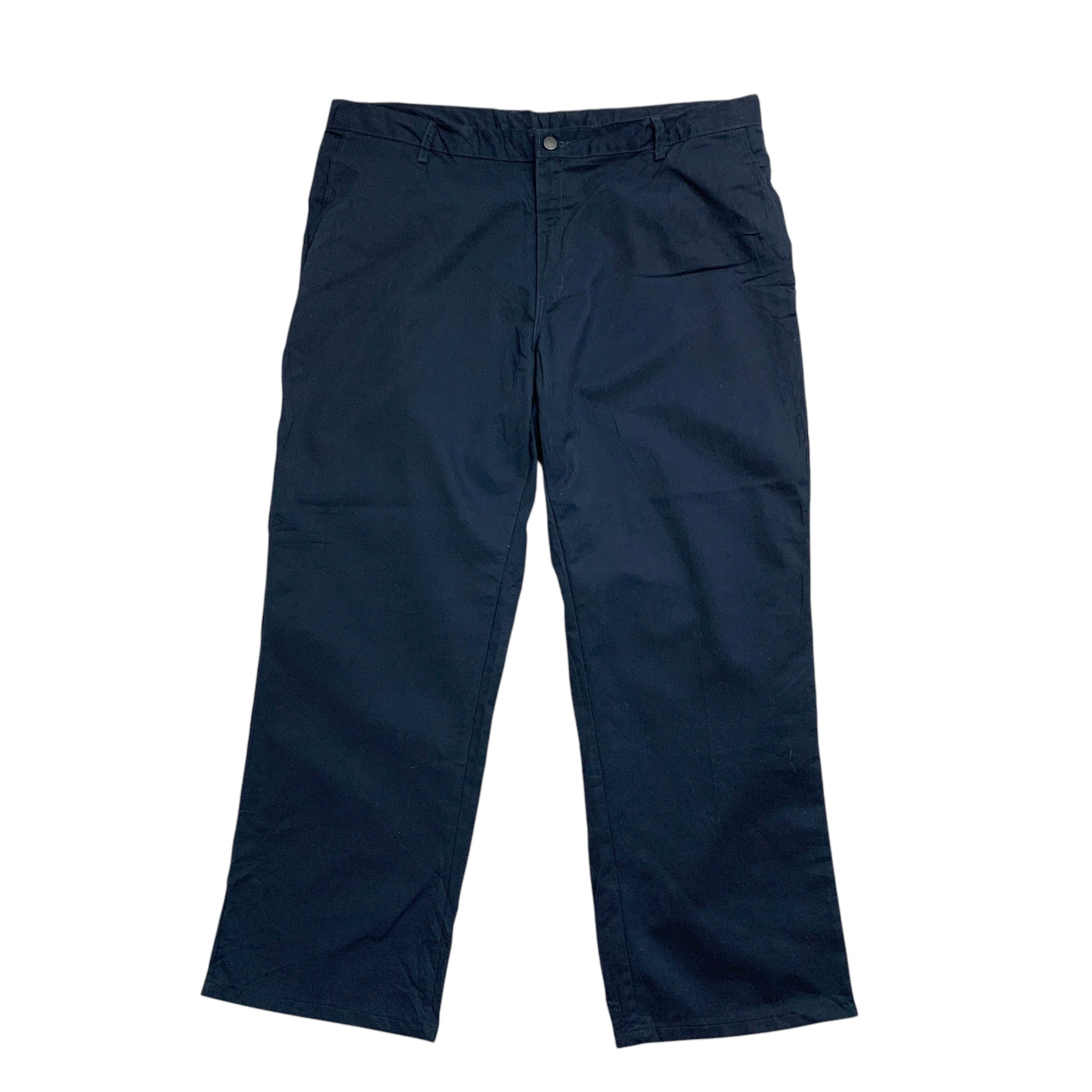 Dickies Trousers W42 L30 Mens Navy Blue Pants Relaxed Straight Fit Workwear