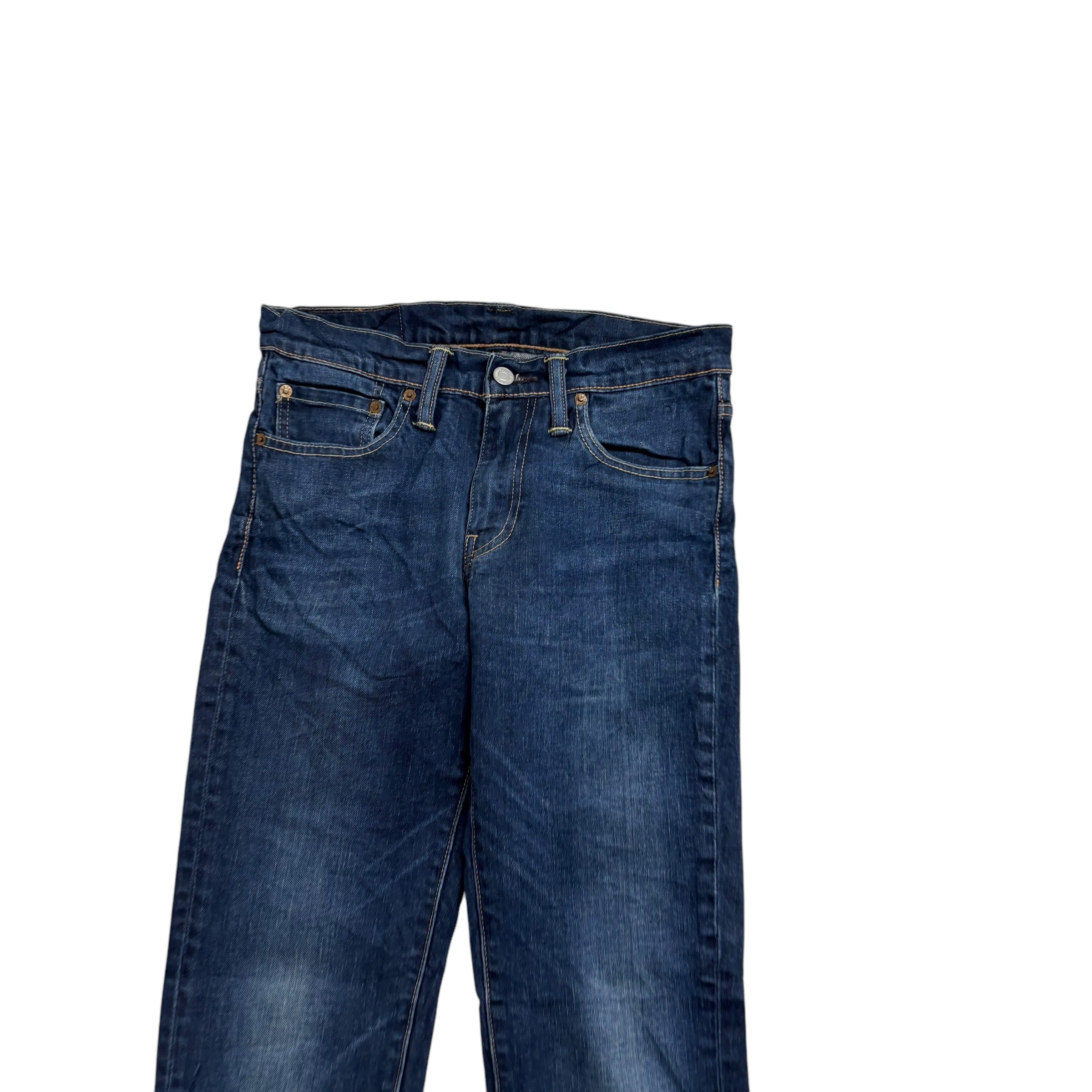 Levis 511 Jeans W29 L32 Mens Dark Blue Slim Fit Stretch Denim (E)