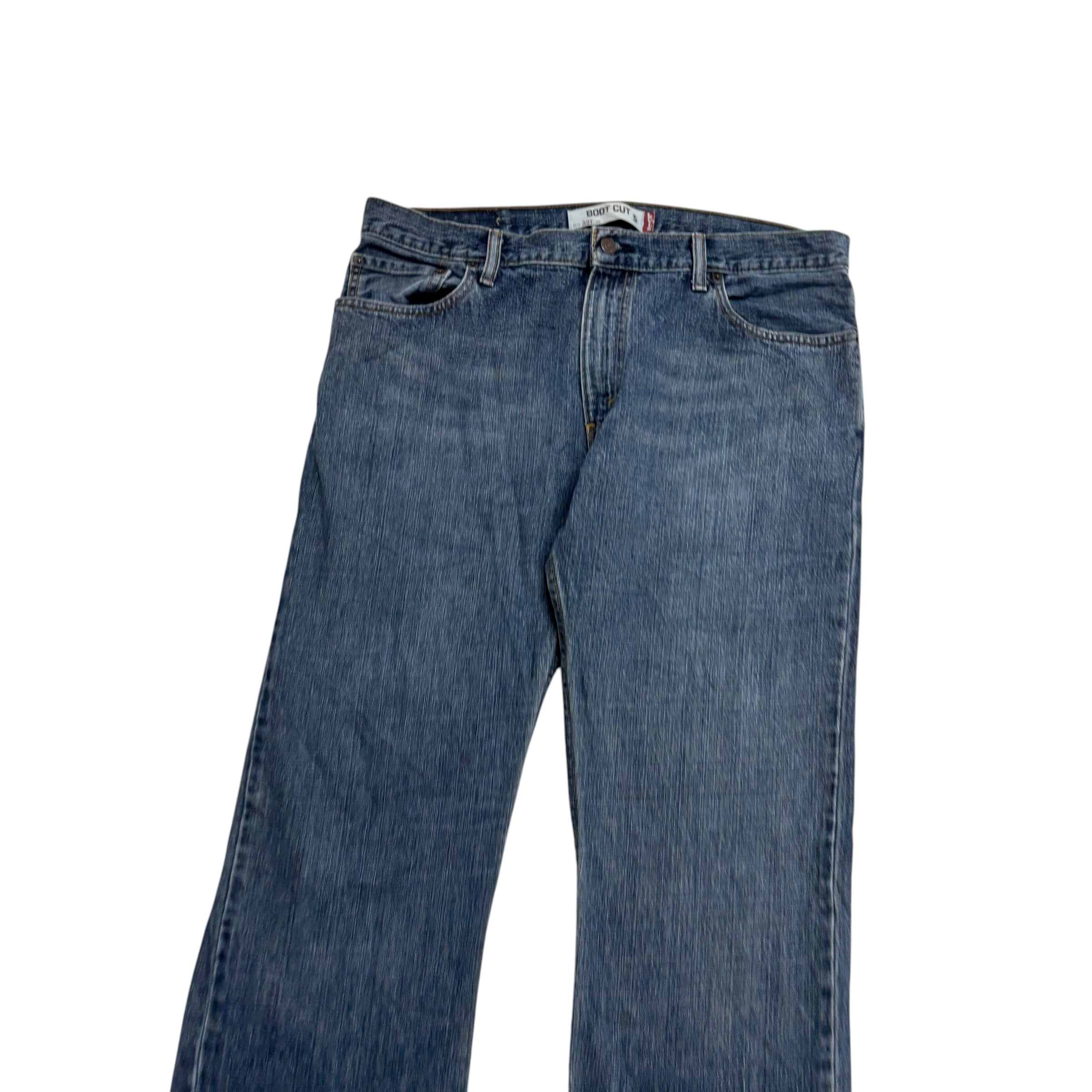 Levis 527 Jeans W36 L35 Mens Dark Blue Bootcut Low Rise Vintage Denim