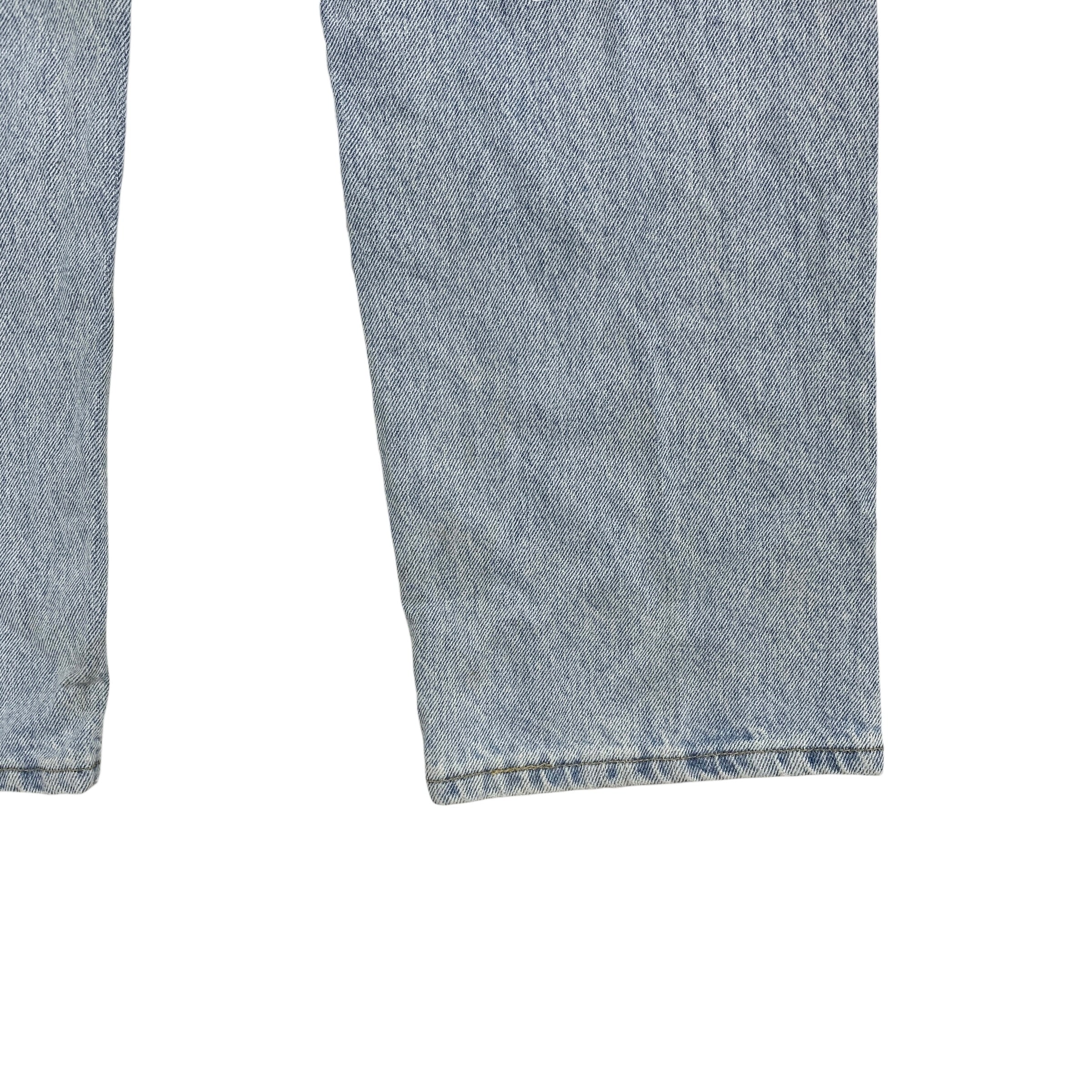 Lee Jeans W36 L30 Mens Light Blue Regular Straight Fit Vintage Denim