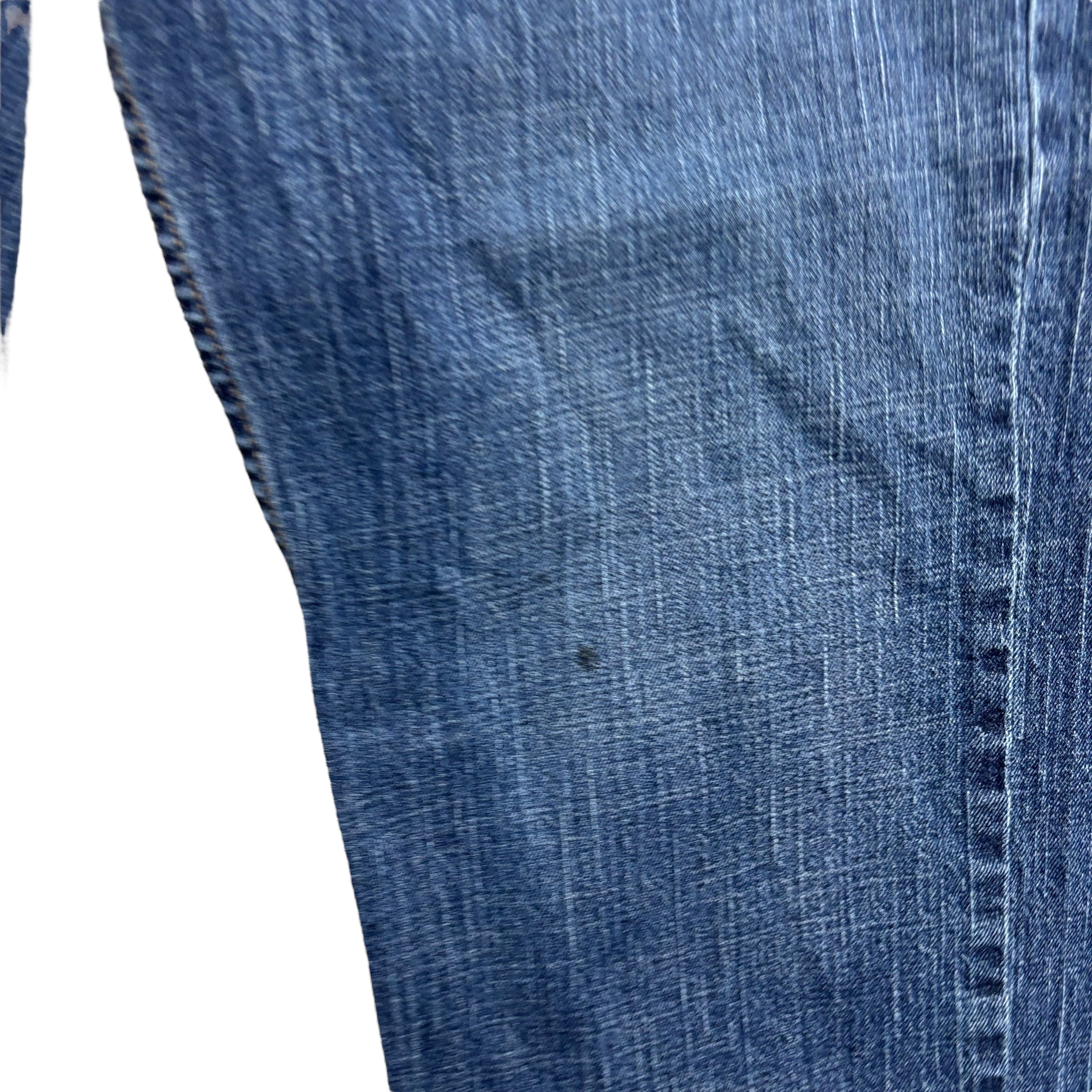 Levis Denizen Jeans W42 L30 Mens Mid Blue Relaxed Straight Fit Stretch Denim