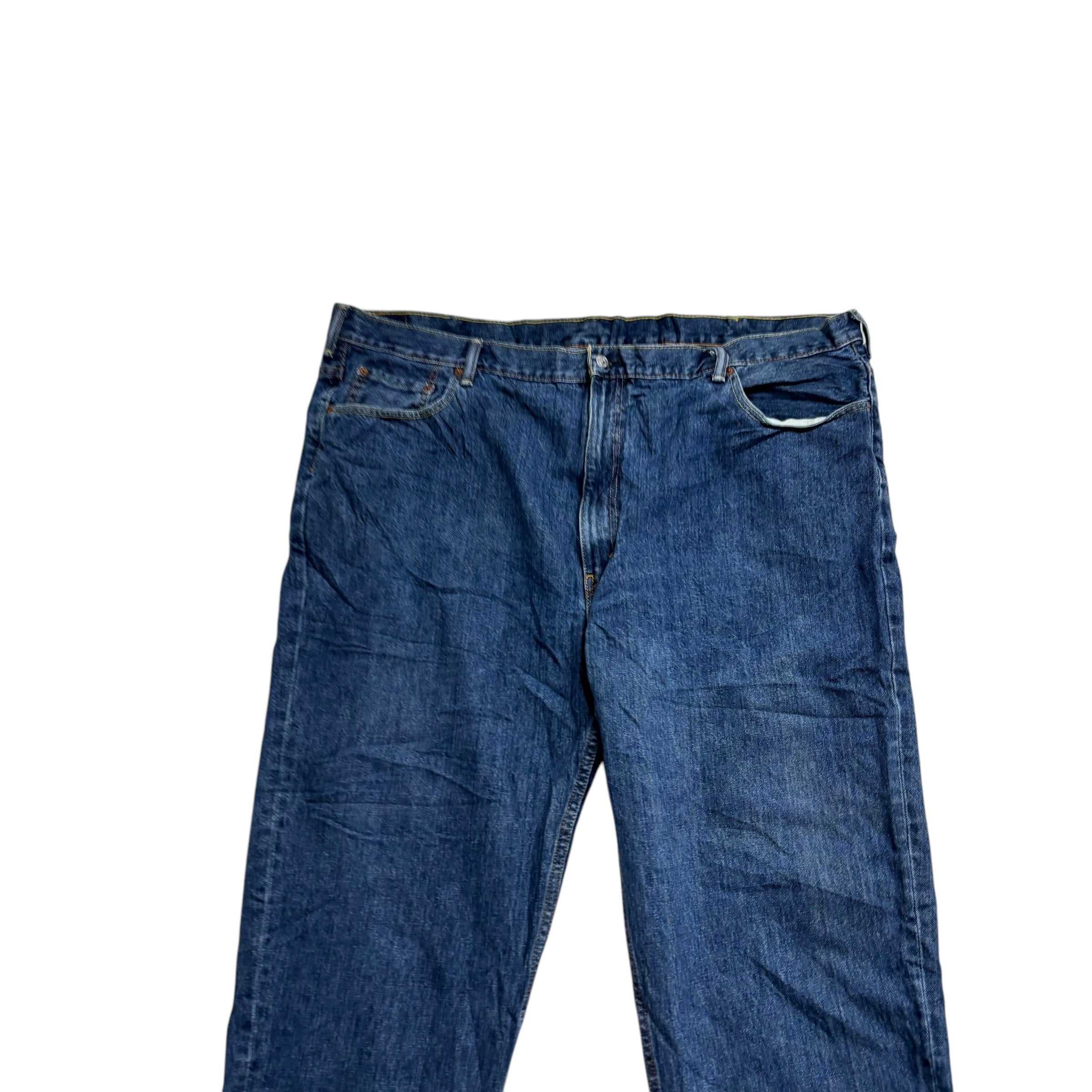 Levis 550 Jeans W50 L29 Mens Mid Blue Baggy Relaxed Straight Fit Denim