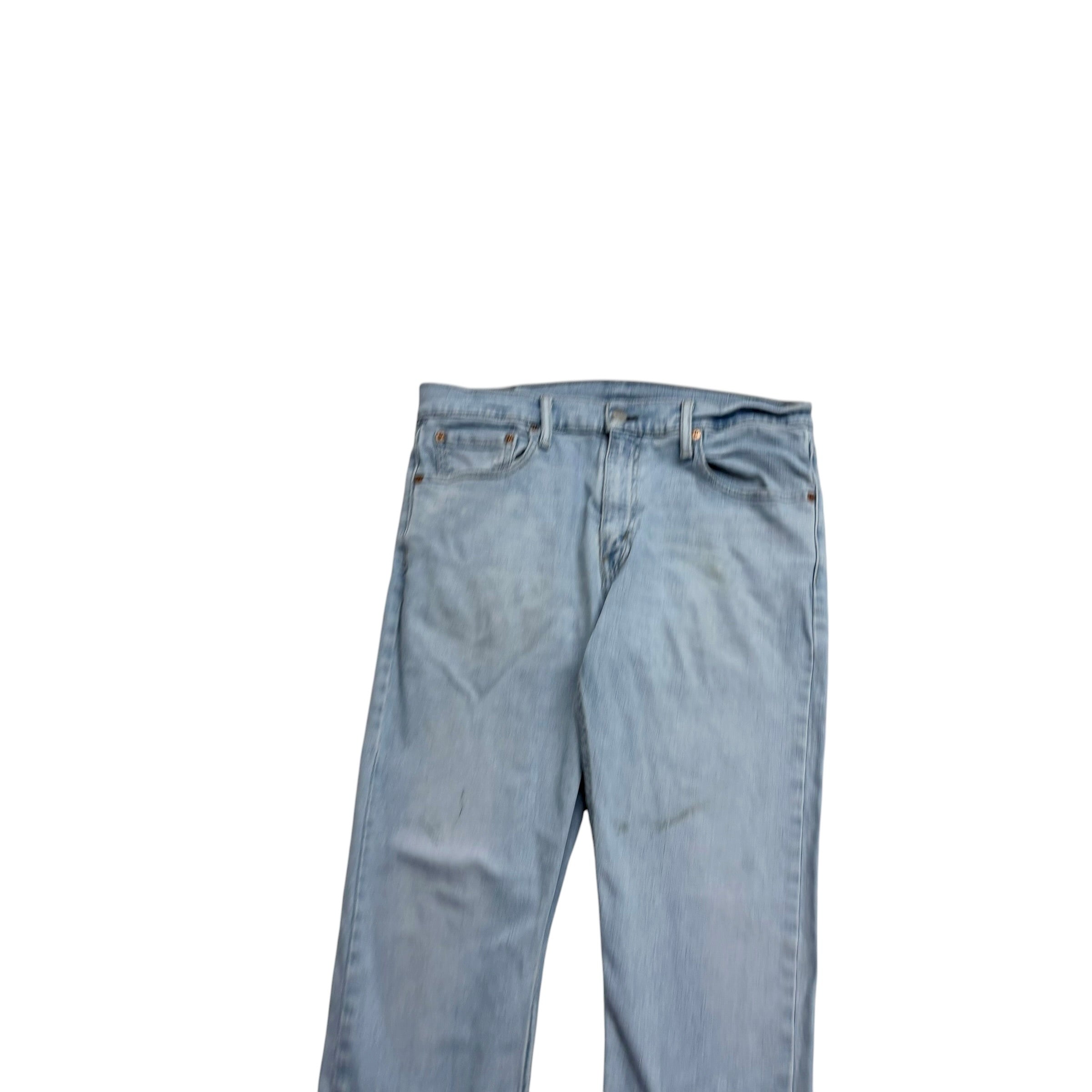 Levis 512 Jeans W32 L32 Mens Light Blue Slim Tapered Fit Stretch Denim (F)