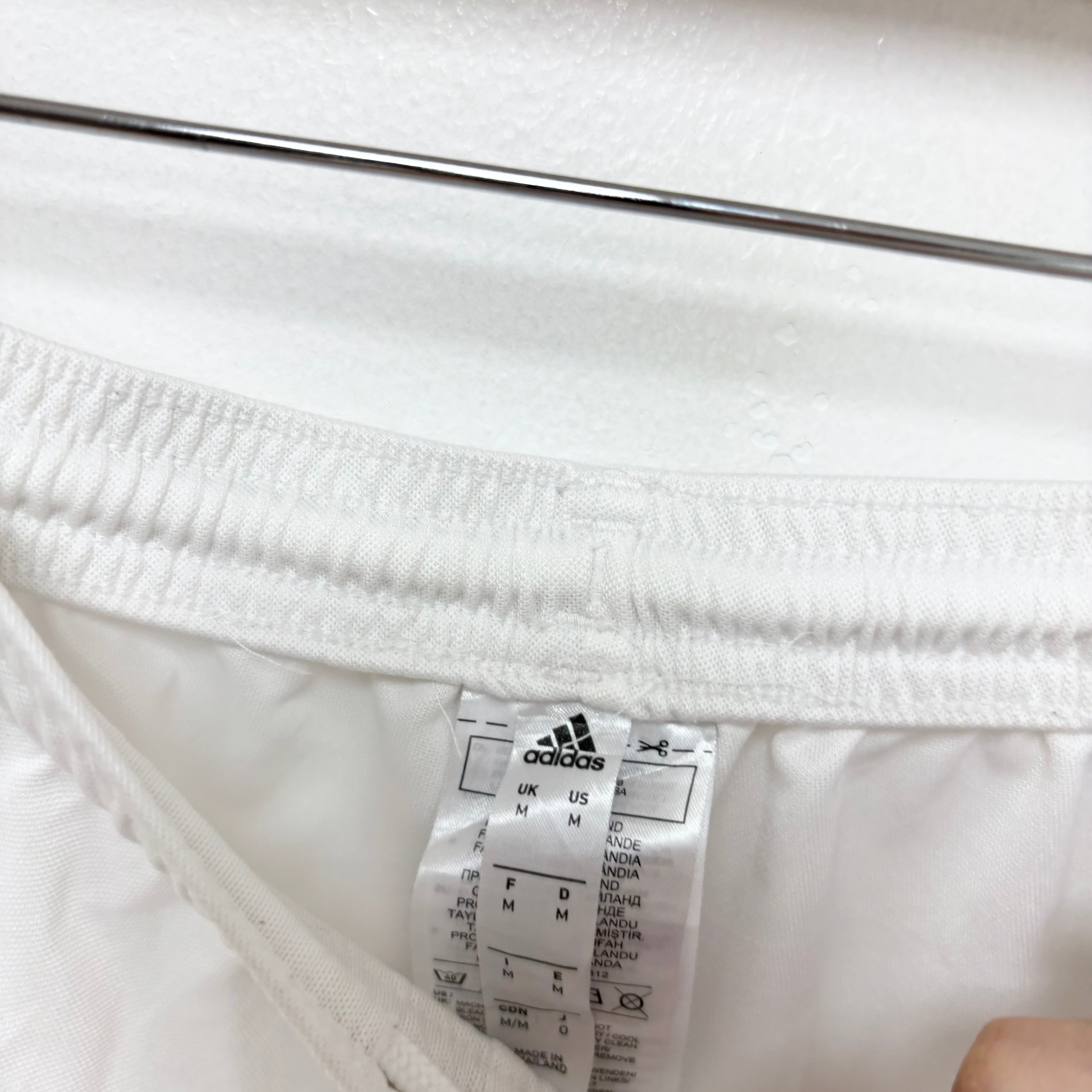 Adidas Shorts Mens Medium White Sports Running Gym Athletic