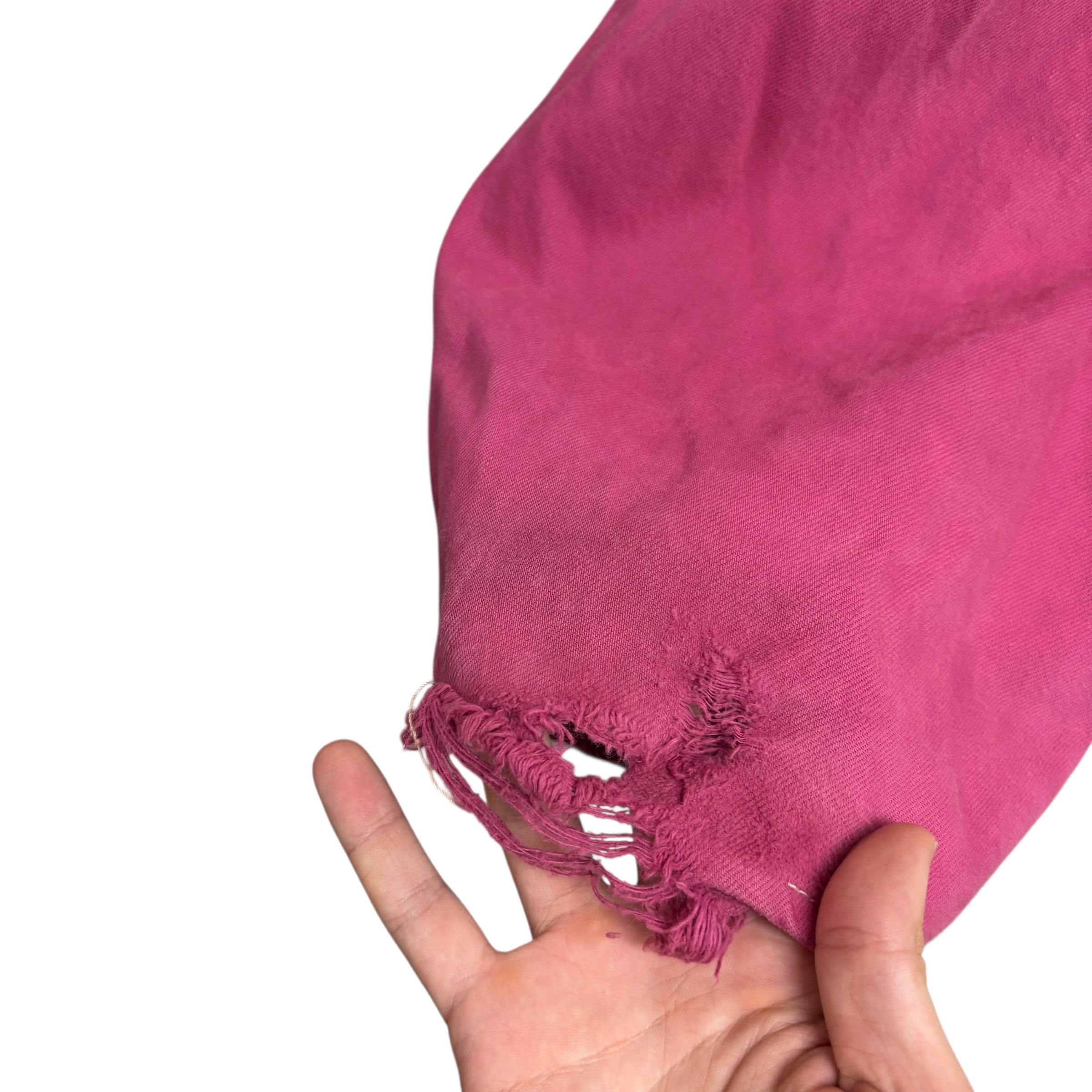 Levis 569 Jeans W38 L32 Mens Pink Baggy Relaxed Straight Fit Vintage Denim (F)