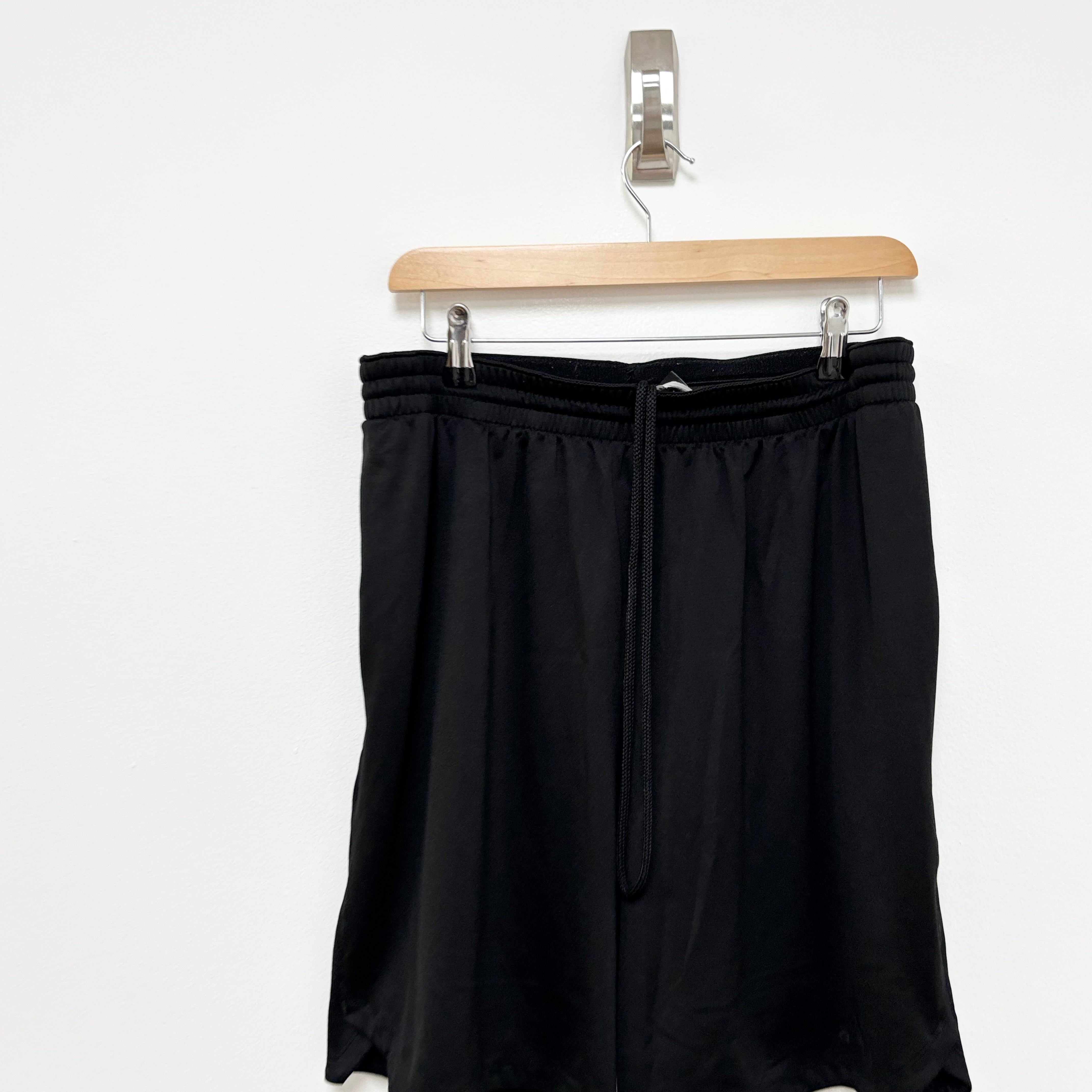 Adidas Shorts Mens Large Black Sports Running Gym Athletic Pockets (E)