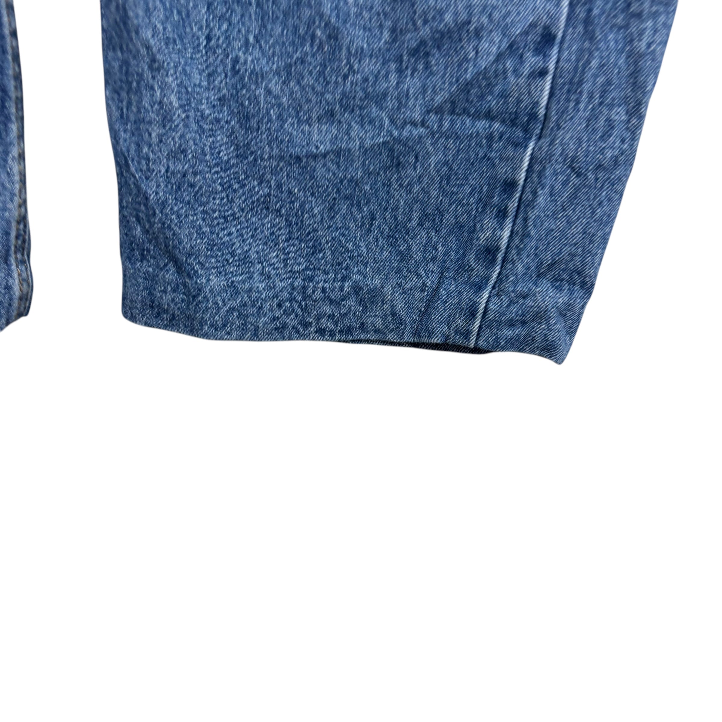 Levis 505 Jeans W38 L26 Mens Mid Blue Regular Straight Fit Denim