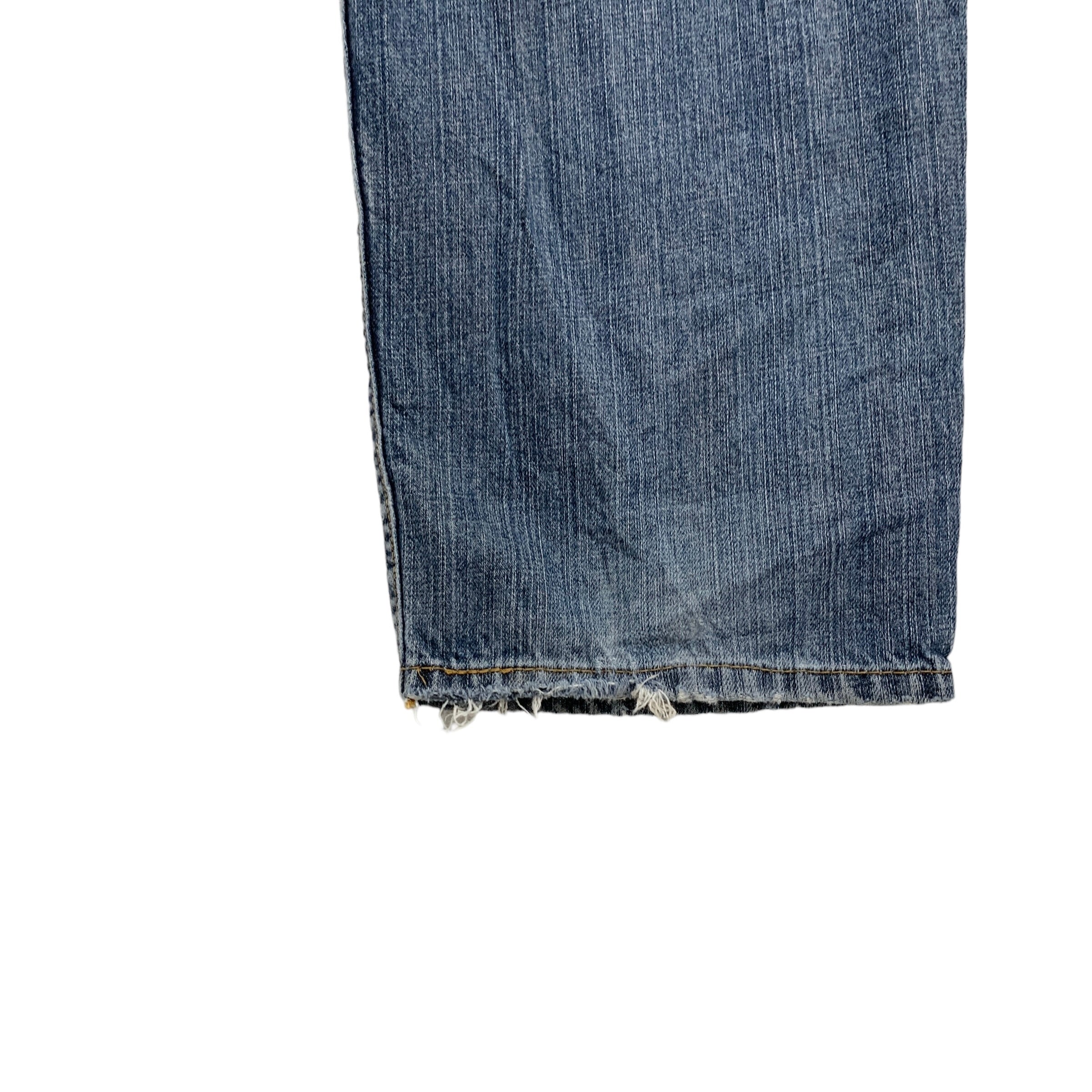 Levis 550 Jeans W38 L34 Mens Dark Blue Baggy Relaxed Straight Fit Denim