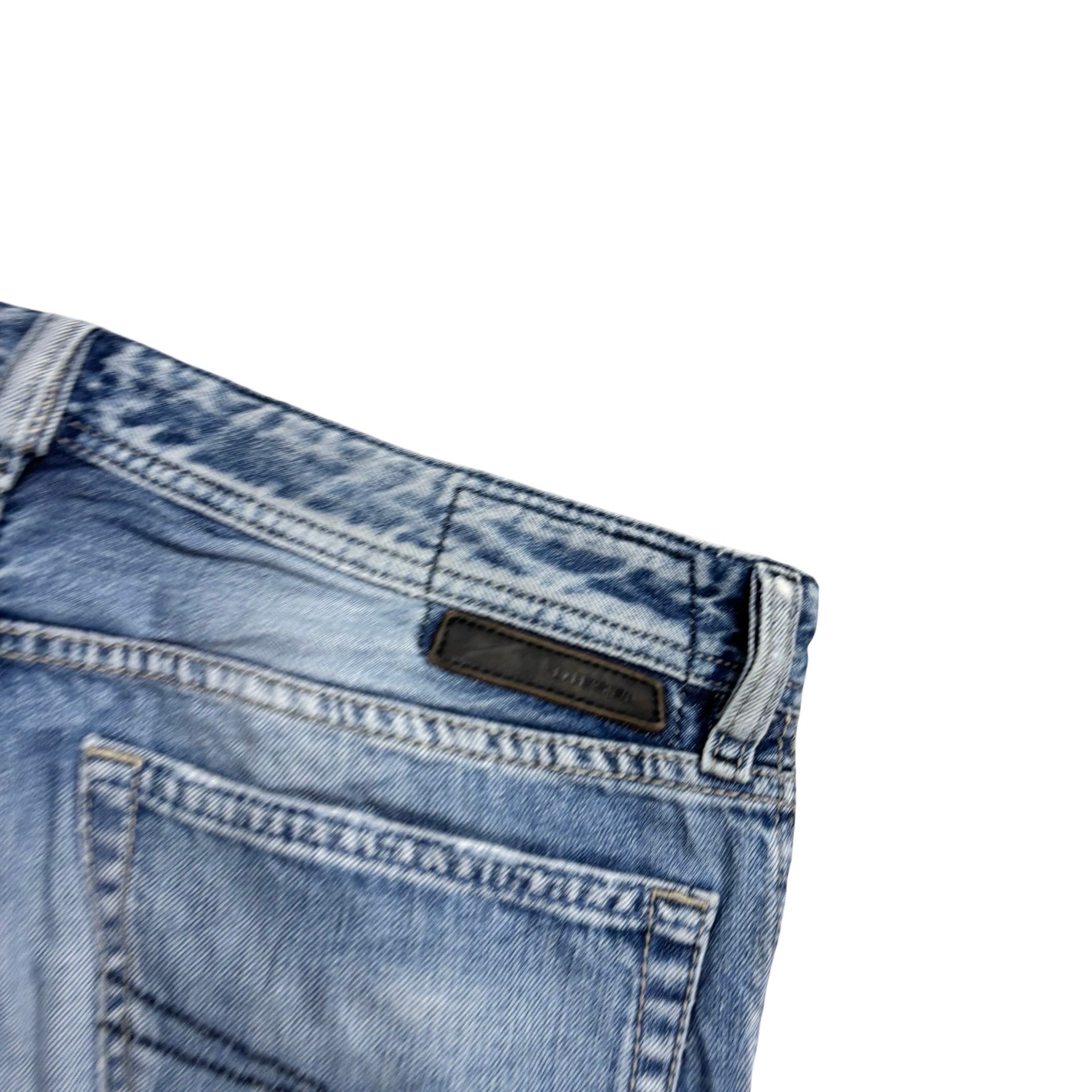 Diesel Bootcut Jeans W32 L28 Mens Mid Blue Slim Fit New Fanker Denim