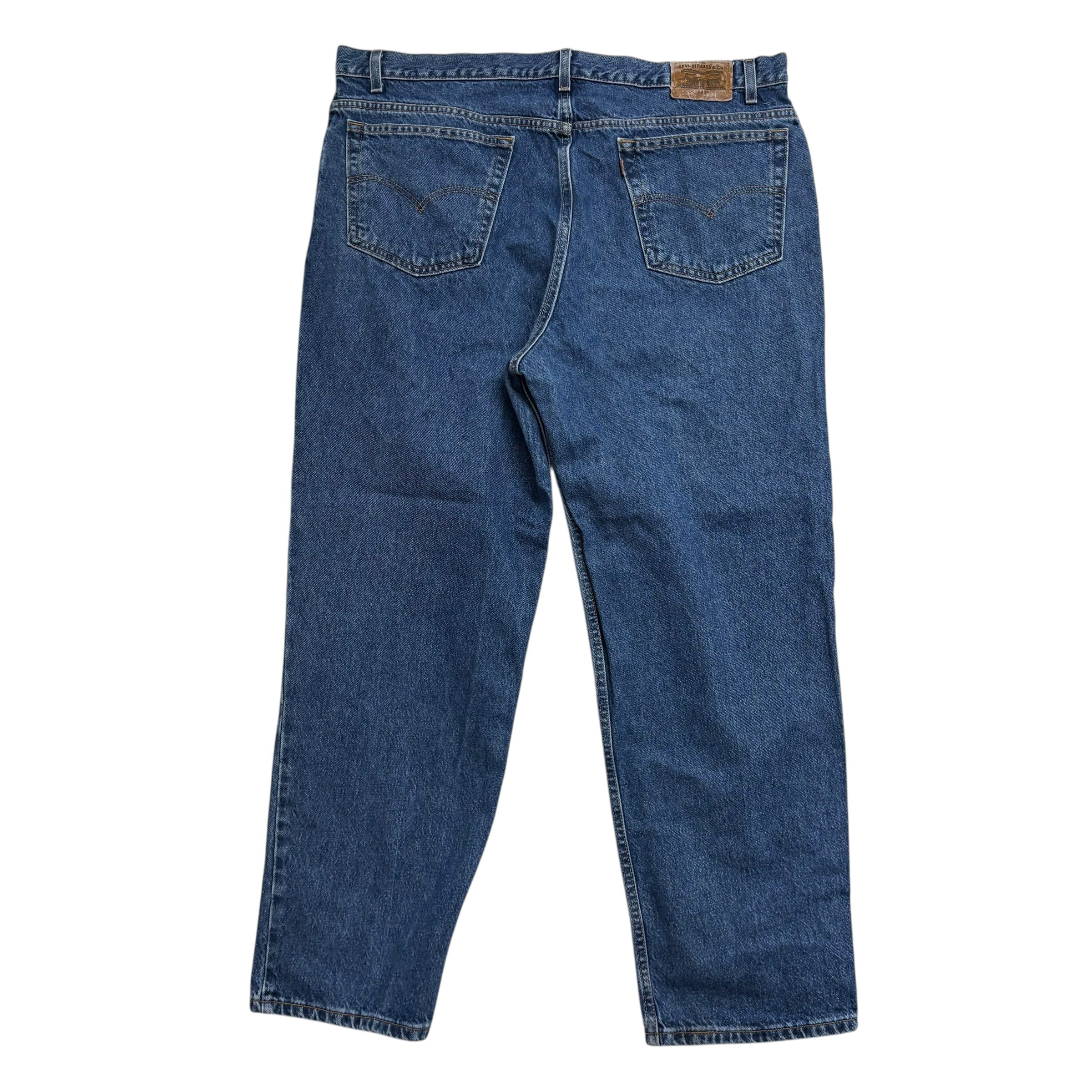 Levis 540 Jeans W42 L30 Mens Mid Blue Relaxed Tapered Fit Vintage Denim