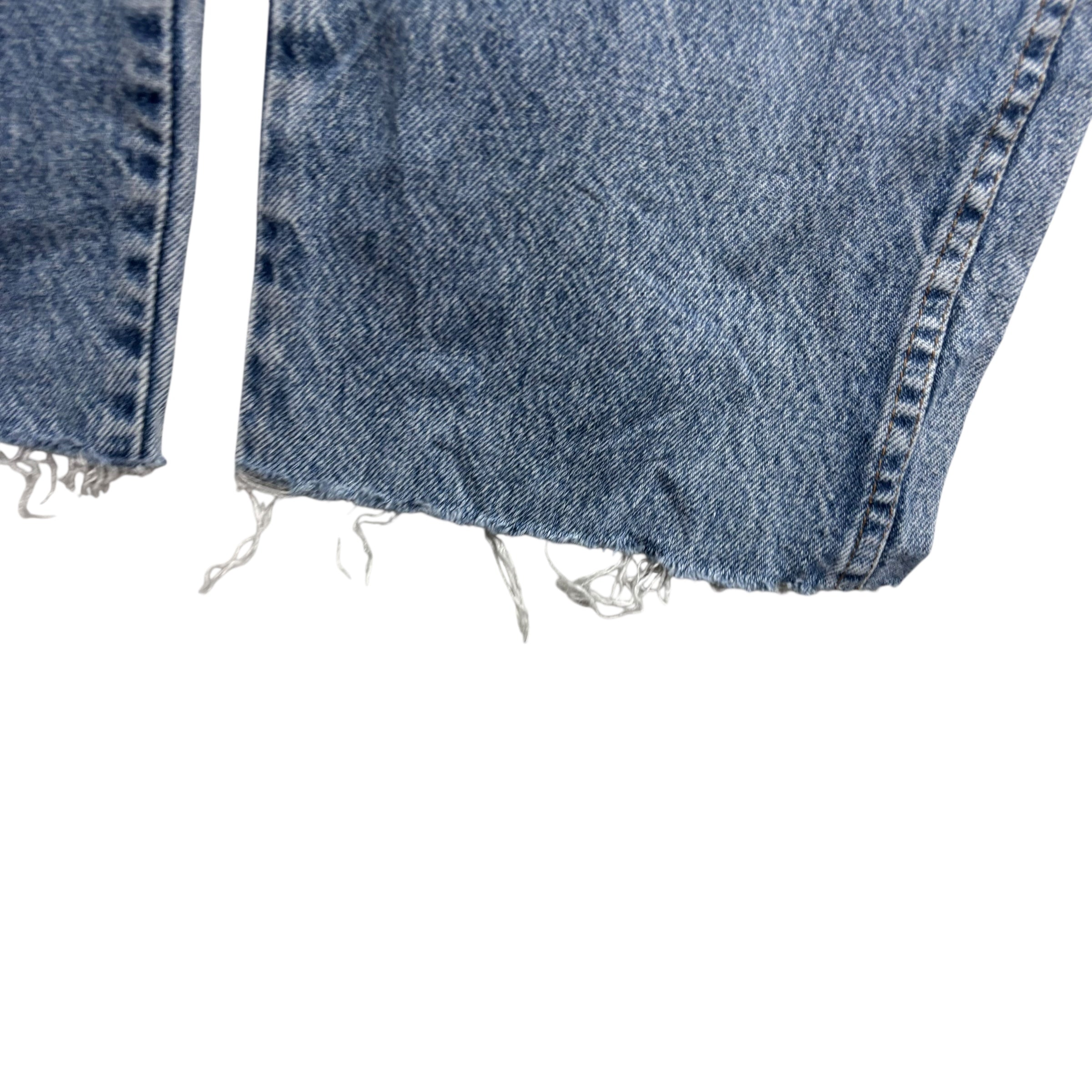 Wrangler Jeans W34 L28 Mens Light Blue Regular Straight Fit Vintage Denim (F)