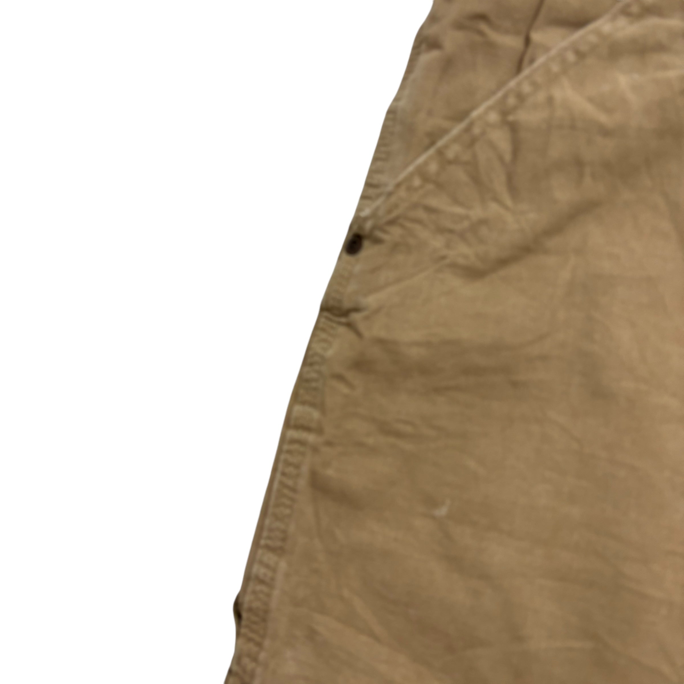 Wrangler Carpenter Pants W42 L30 Mens Brown Tan Baggy Relaxed Straight Fit