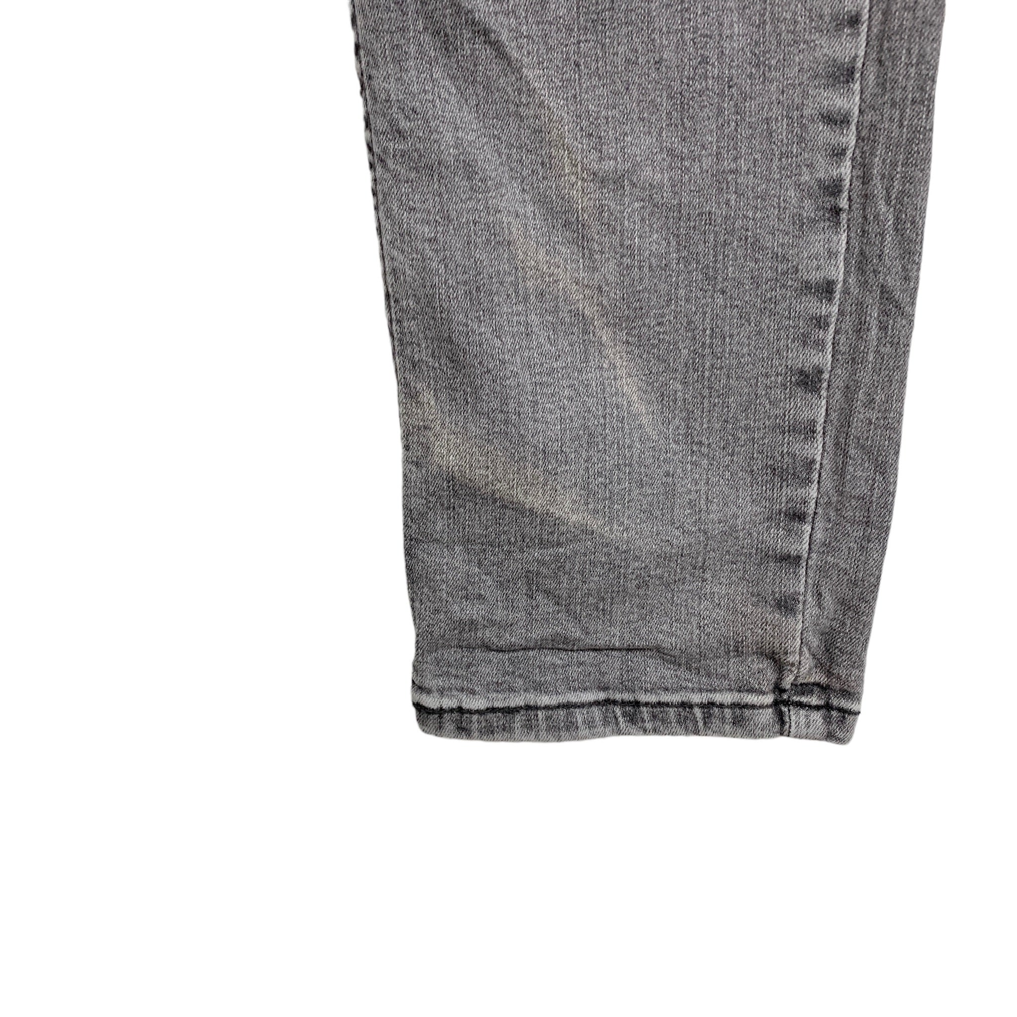 Levis 511 Jeans W32 L33 Mens Grey Slim Fit Stretch Denim