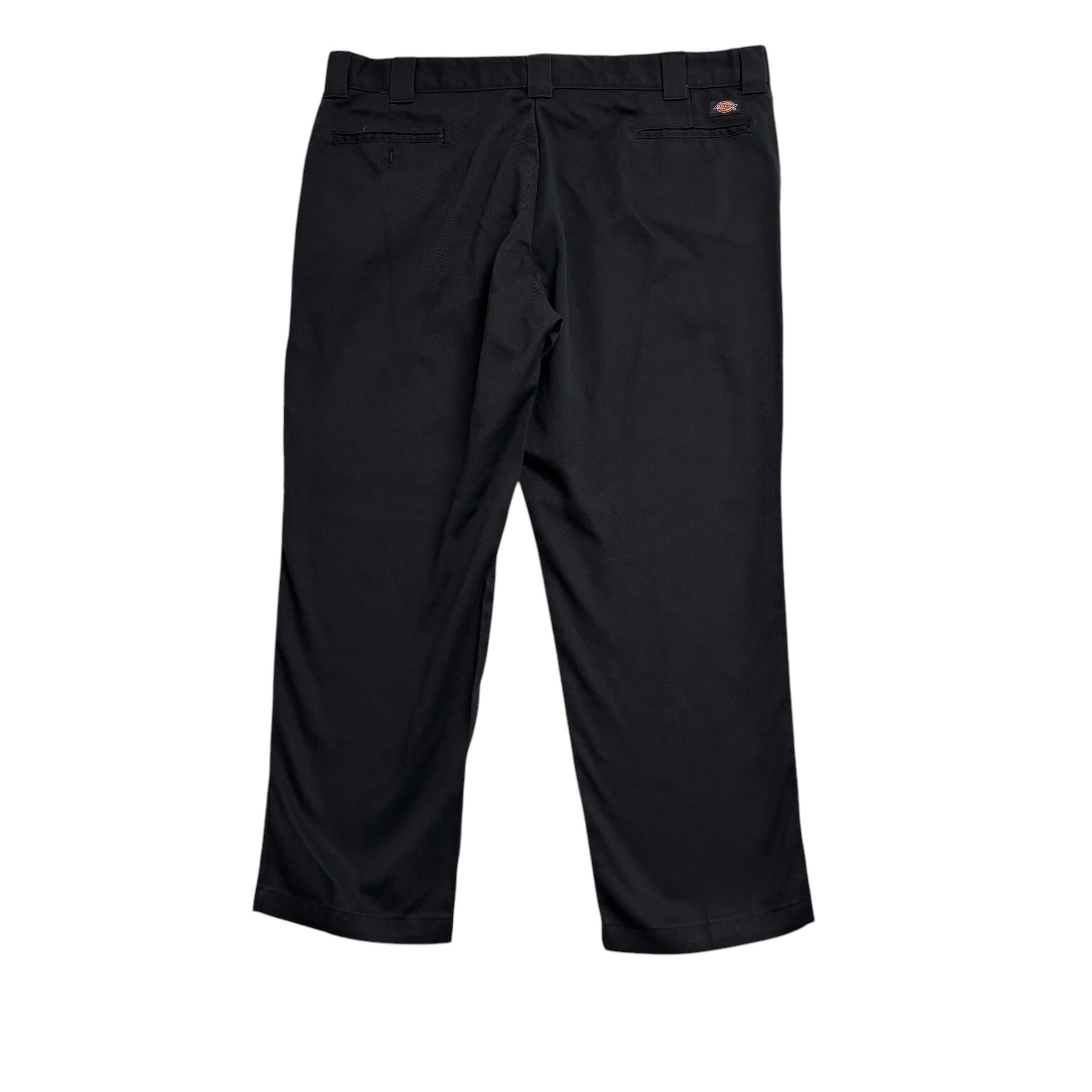 Dickies 874 Trousers W44 L30 Mens Black Pants Original Straight Fit Workwear