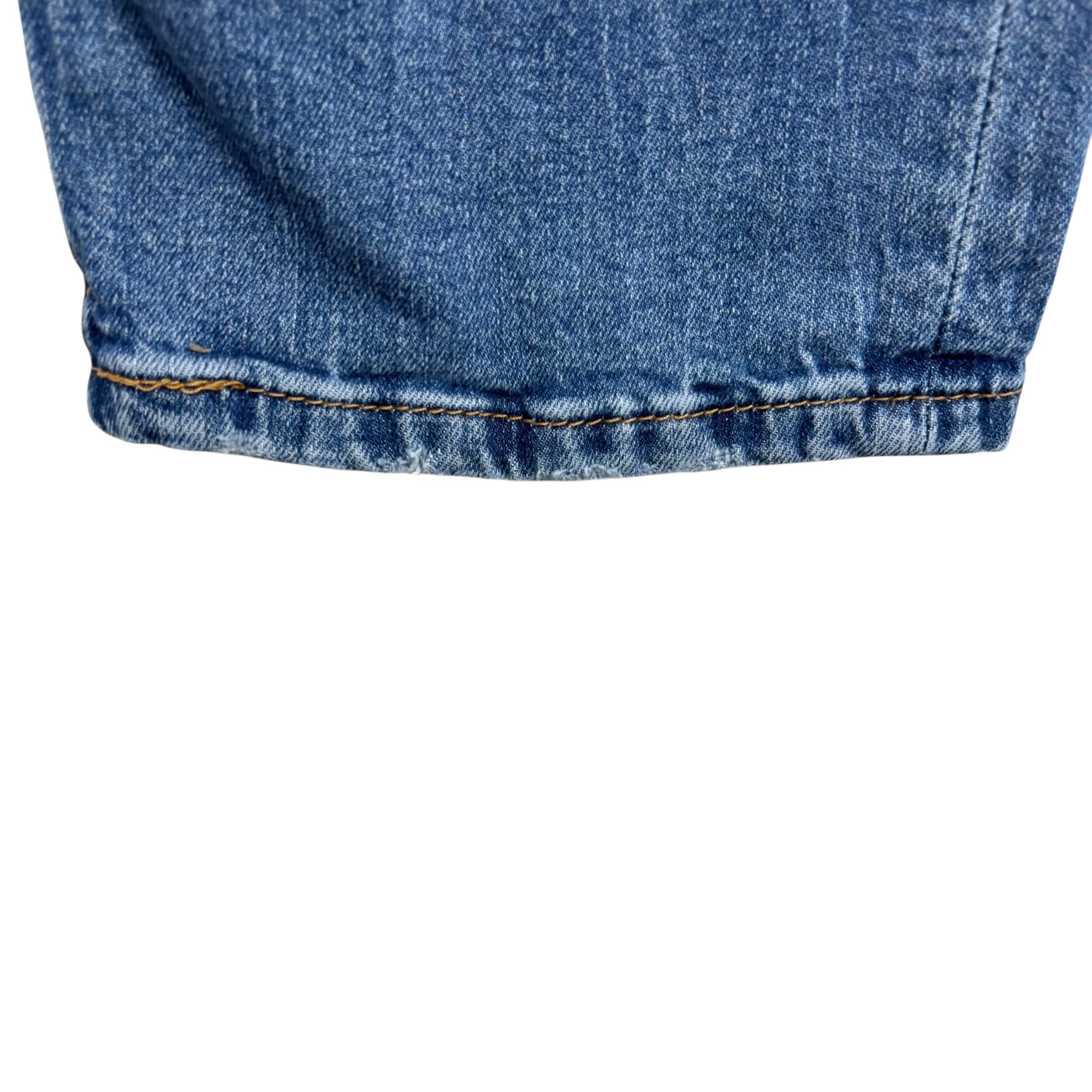 Levis 541 Jeans W36 L30 Mens Mid Blue Athletic Tapered Fit Stretch Denim