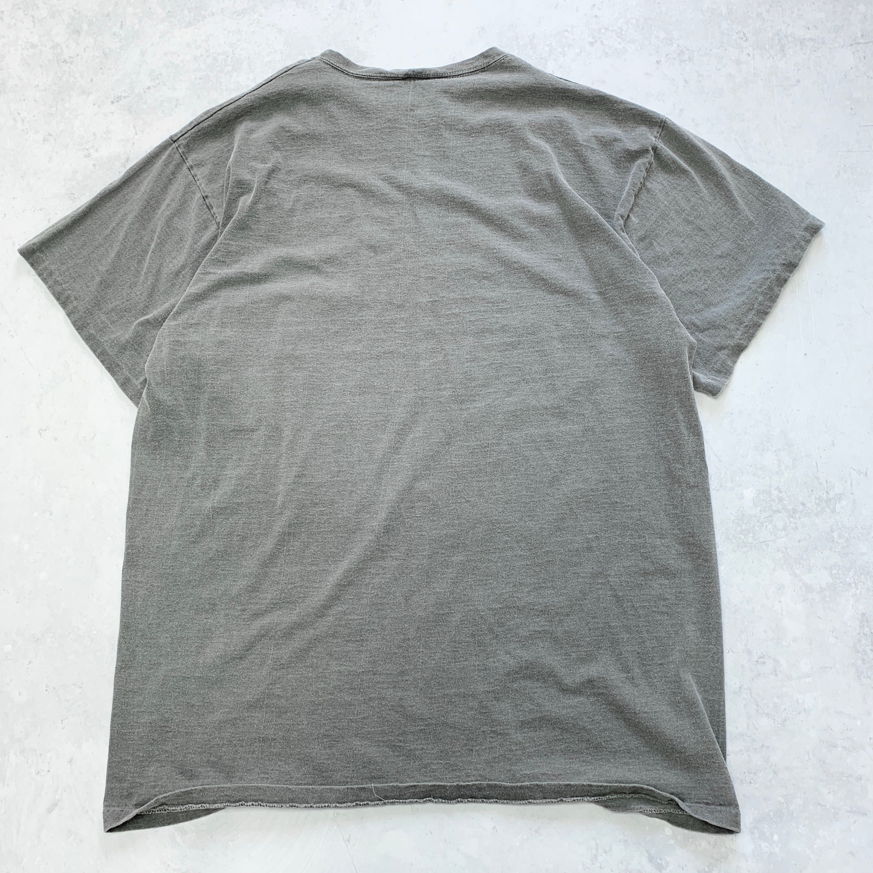 Vintage T Shirt Mens XXL Grey Single Stitch Graphic Print 90s USA