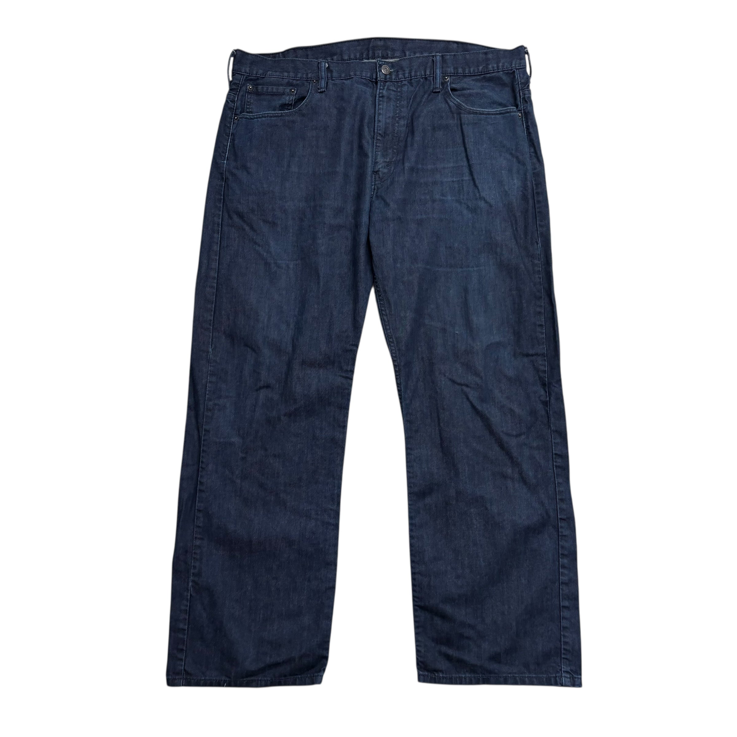 Levis 569 Jeans W40 L32 Mens Navy Blue Baggy Relaxed Straight Fit Denim (F)