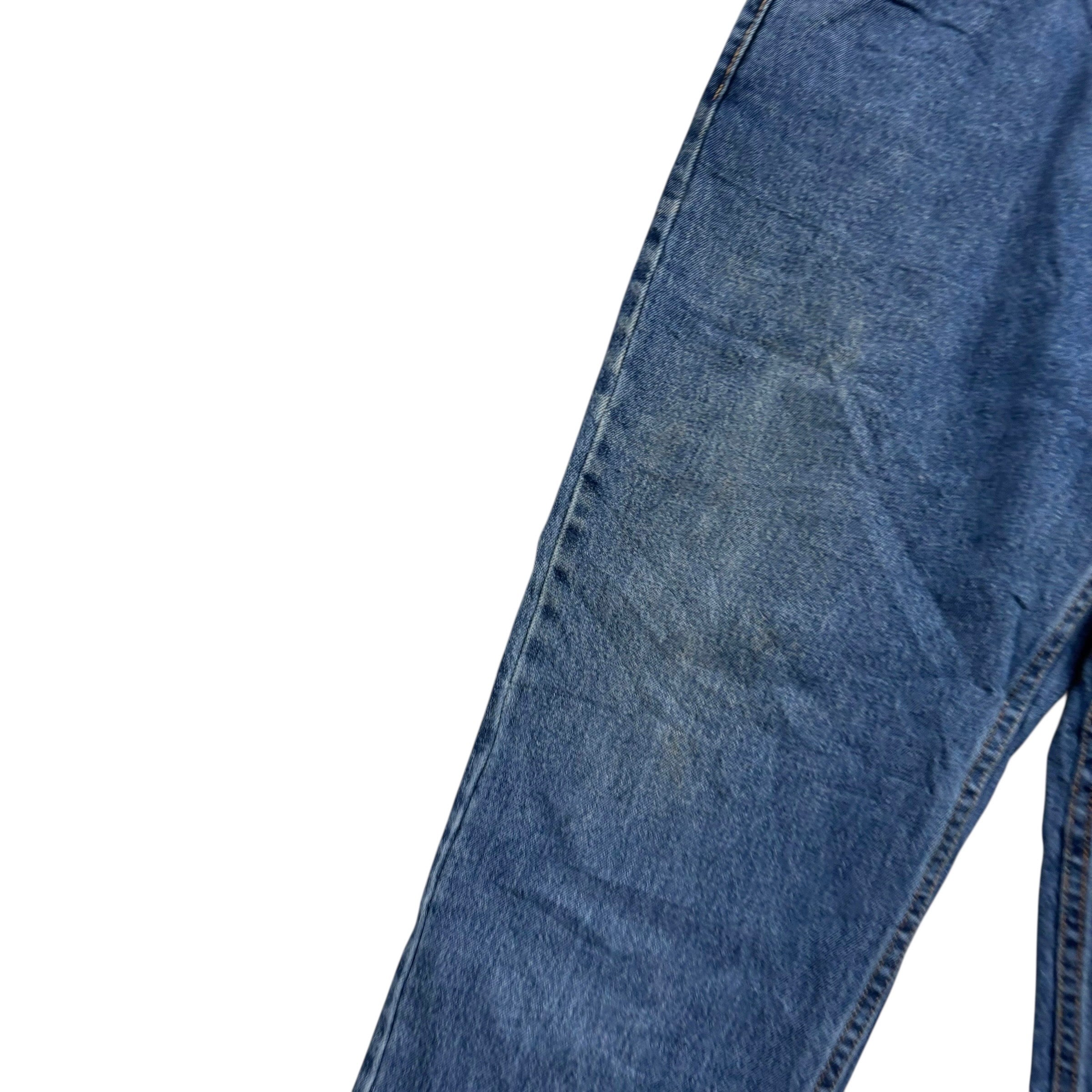 Levis 550 Jeans W38 L32 Mens Mid Blue Baggy Relaxed Straight Fit Denim