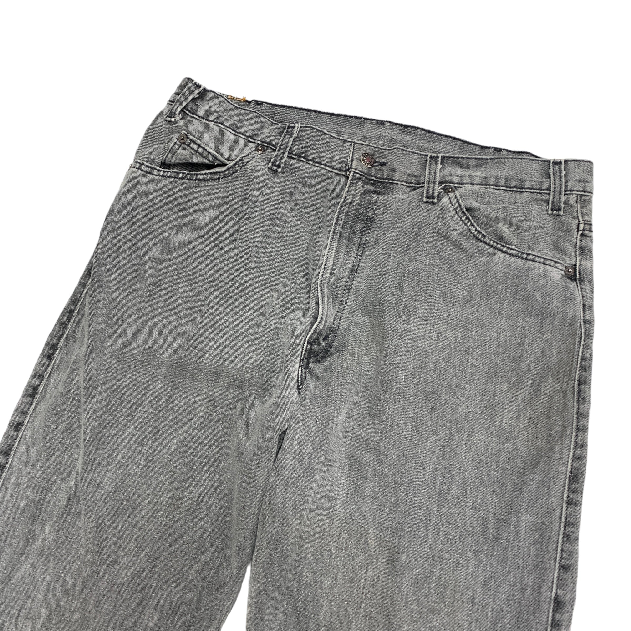 Levis Baggy Jeans W36 L29 Mens Grey USA Made Relaxed Straight Vintage 90s Denim