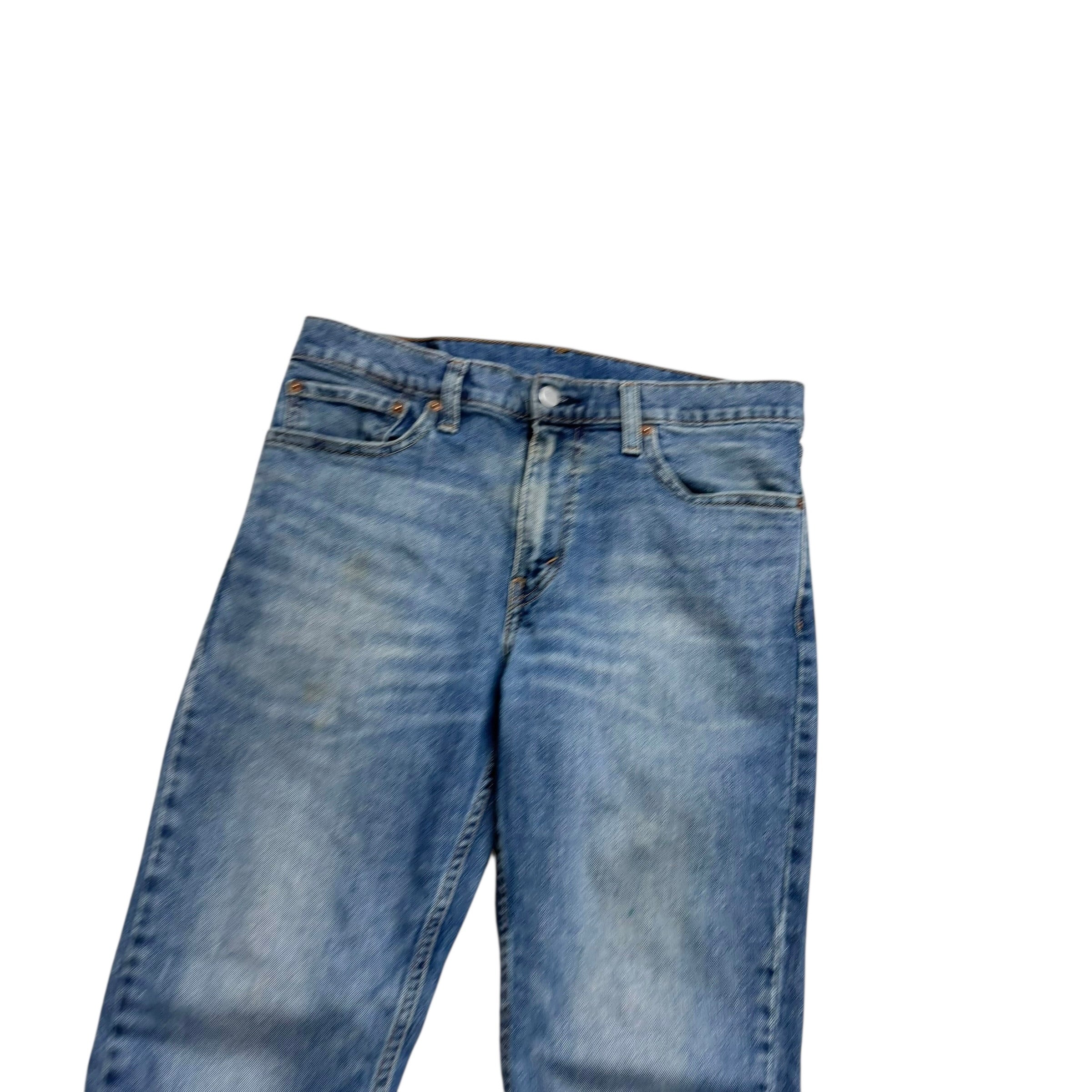 Levis 511 Jeans W32 L31 Mens Mid Blue Slim Fit Stretch Denim (F)