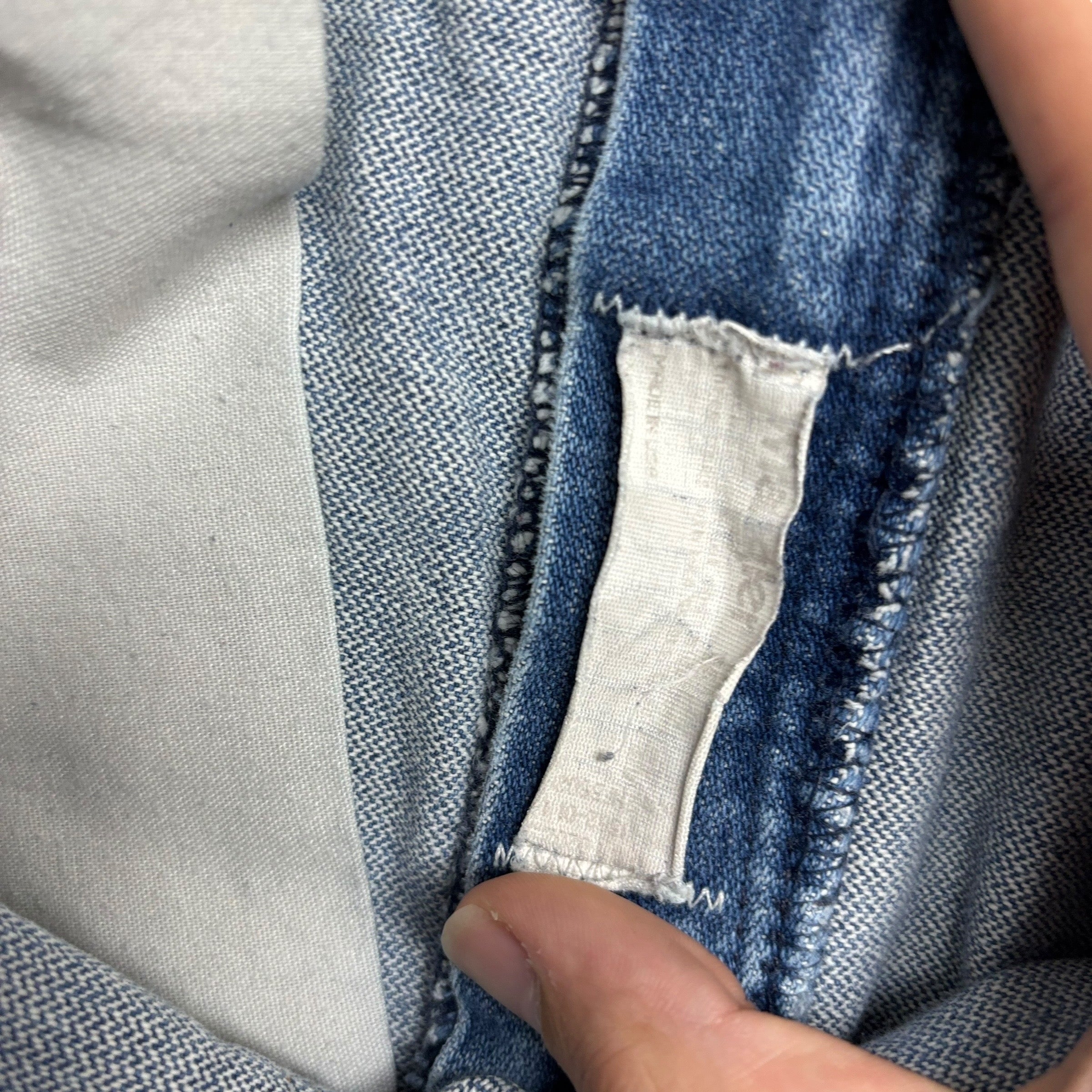 Wrangler Jeans Cowboy Cut W33 L30 Mens Mid Blue 13MWZ Vintage USA Made