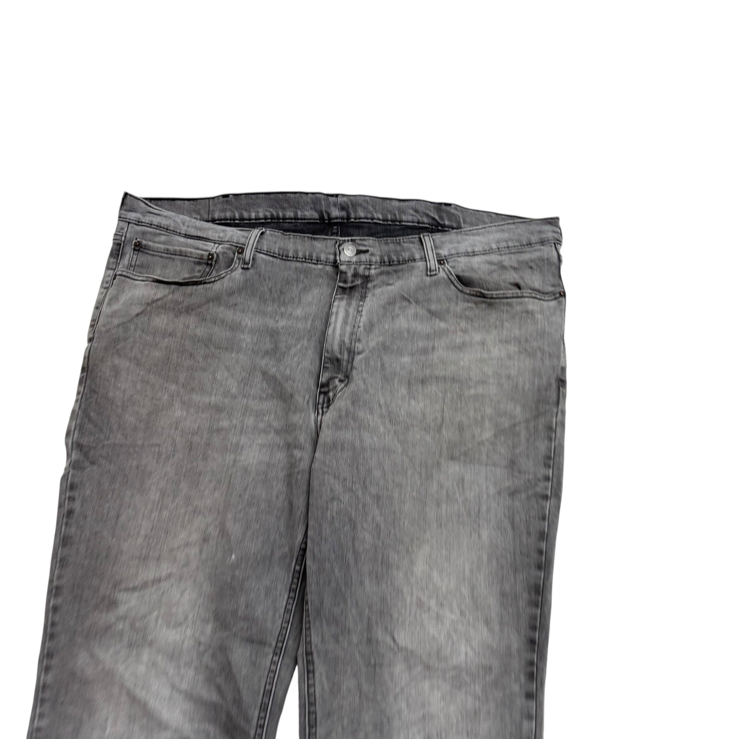 Levis 541 Jeans W44 L32 Mens Grey Athletic Tapered Fit Stretch Denim