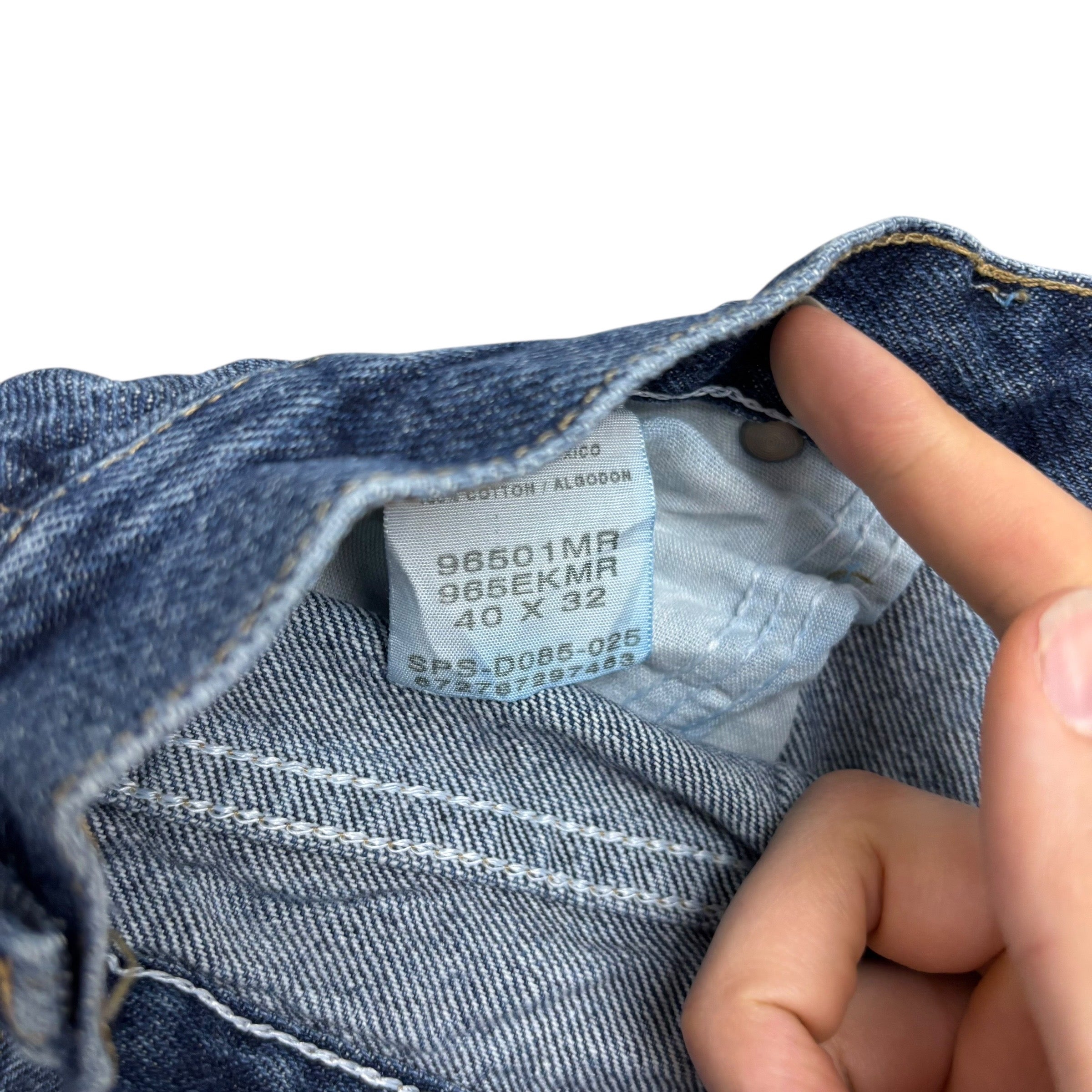 Wrangler Jeans W38 L32 Mens Mid Blue Regular Straight Fit Vintage Denim