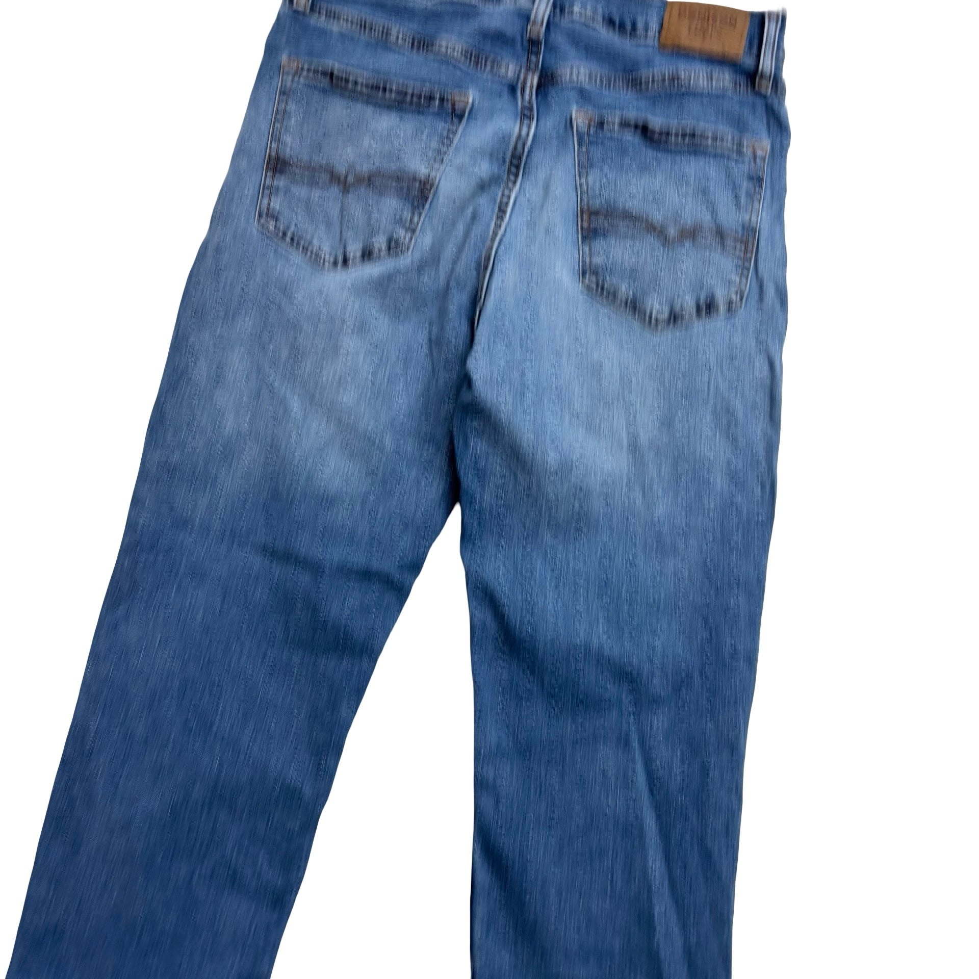 Levis Denizen Jeans W32 L31 Mens Mid Blue Athletic Tapered Fit Stretch (E)