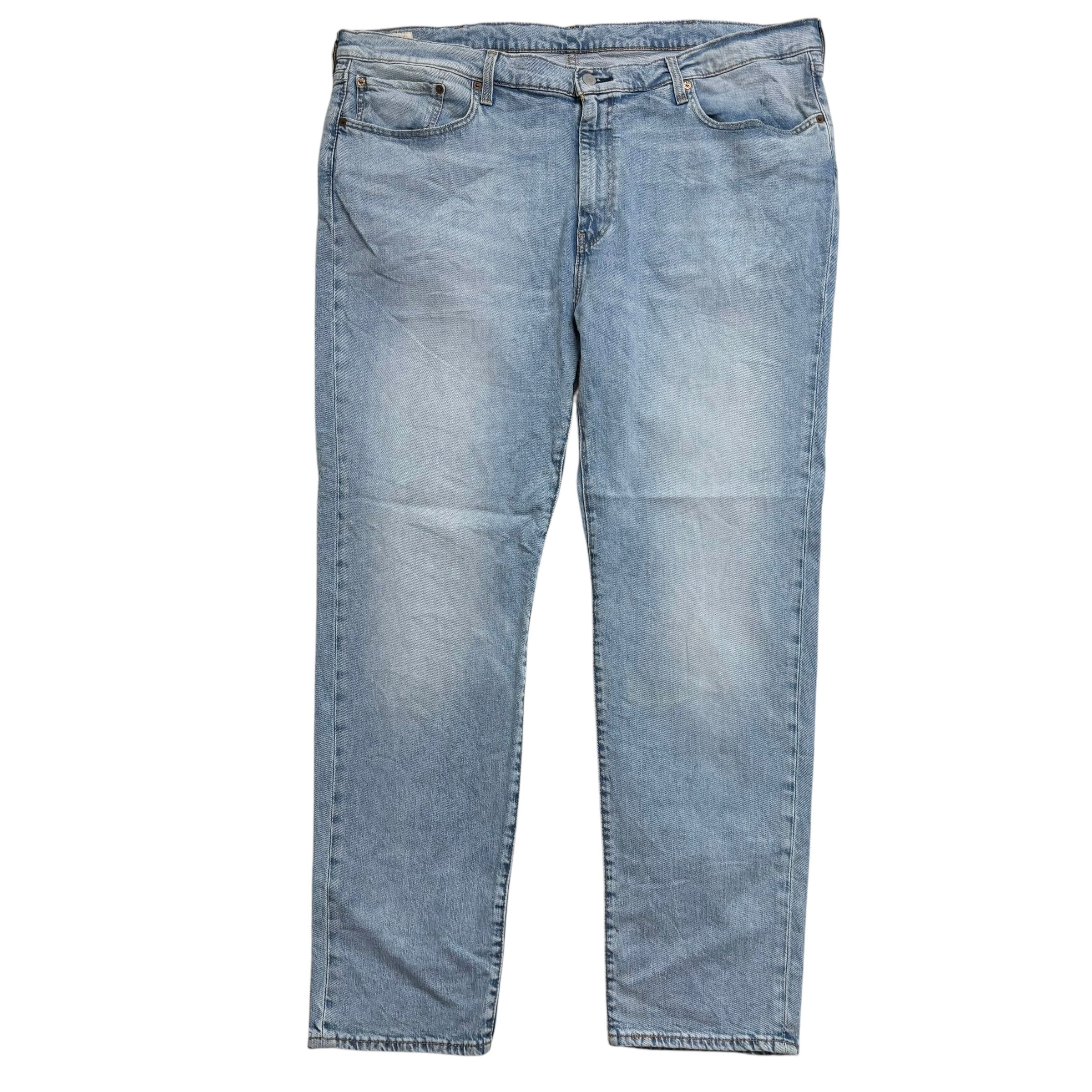 Levis 512 Jeans W44 L33 Mens Light Blue Slim Tapered Fit Stretch Premium Denim