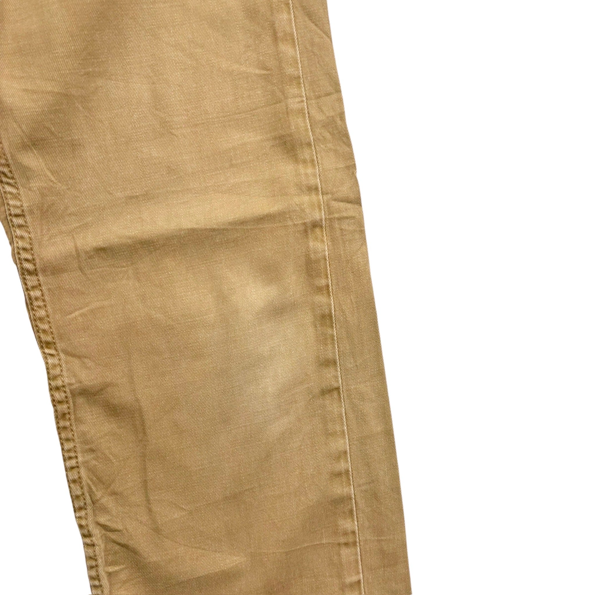 Levis 505 Trousers W31 L32 Mens Beige Tan Regular Straight Fit Cotton Pants