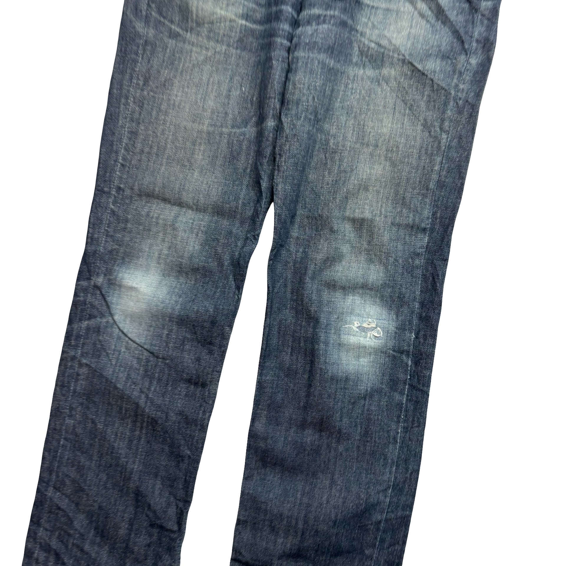 Levis 514 Jeans W36 L36 Mens Dark Blue Regular Straight Fit Denim (F)