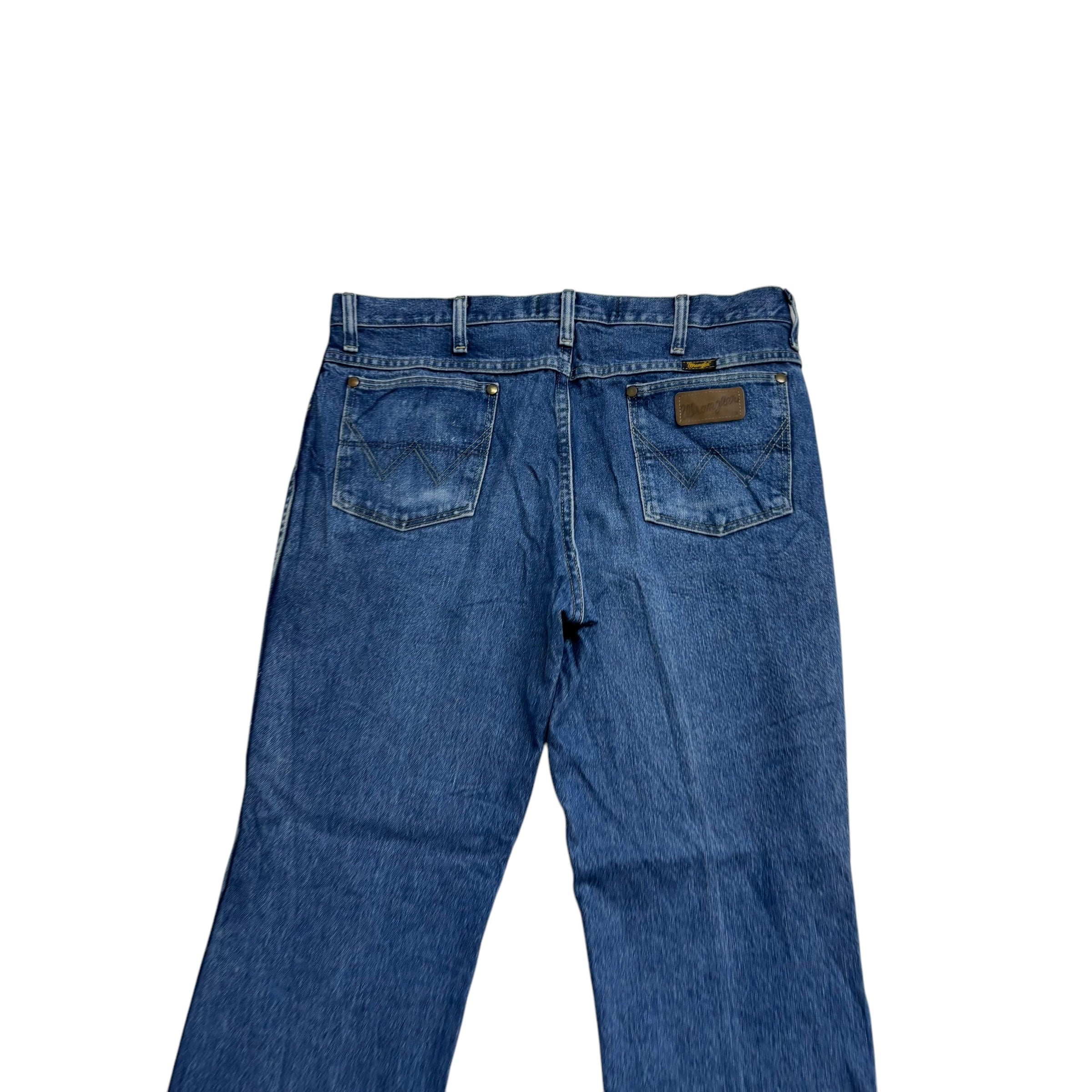 Wrangler Jeans Cowboy Cut W35 L30 Mens Mid Blue 936 Slim Fit Denim