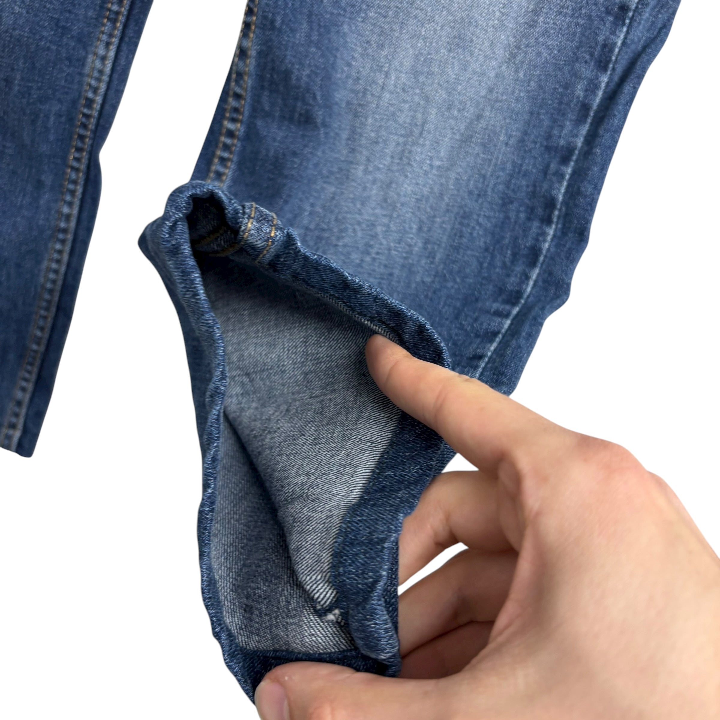 Levis 514 Jeans W30 L25 Mens Mid Blue Regular Straight Fit Stretch Denim