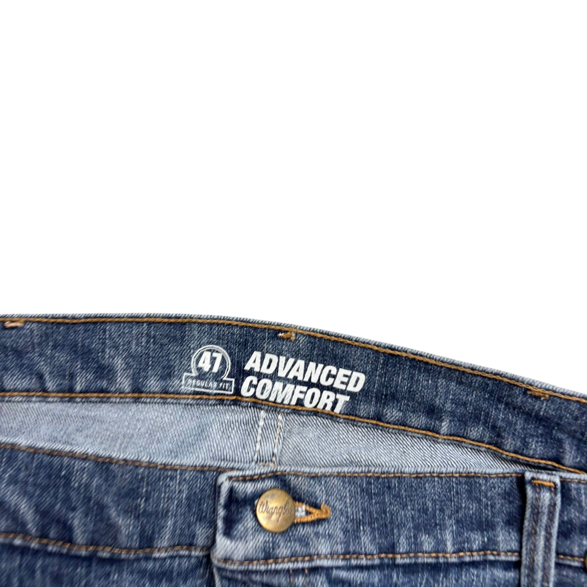 Wrangler Jeans Cowboy Cut W40 L30 Mens Mid Blue Advanced Comfort Stretch (E)