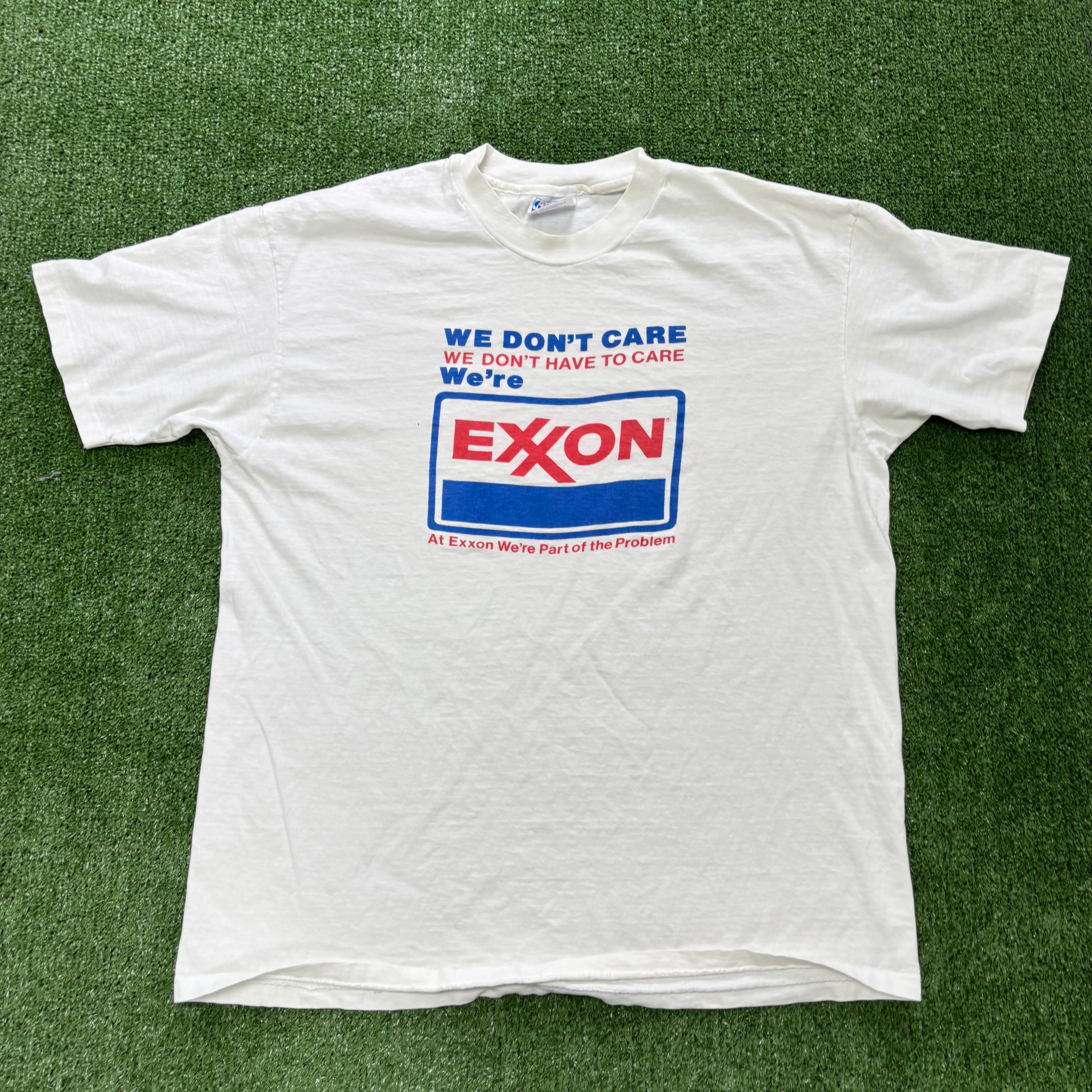 Vintage T Shirt Mens Large White Single Stitch Graphic Print 90s (E)