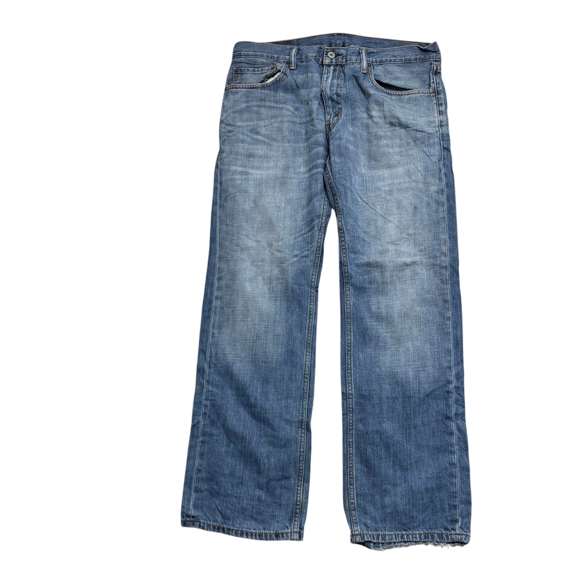 Levis 559 Jeans W34 L30 Mens Mid Blue Baggy Relaxed Straight Fit Denim (F)