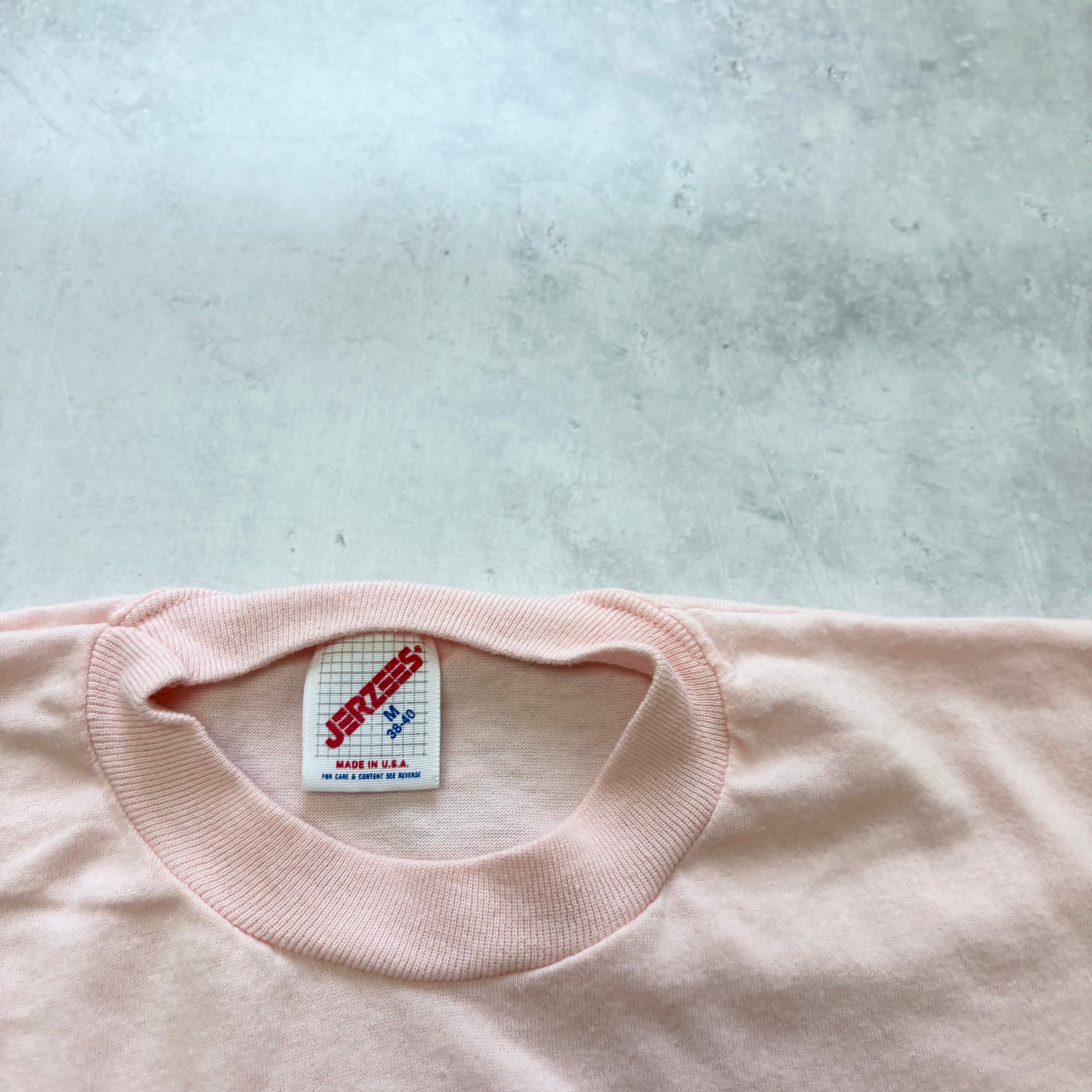 Vintage T Shirt Mens XS Pink Single Stitch Graphic Print 90s Flowers (E)