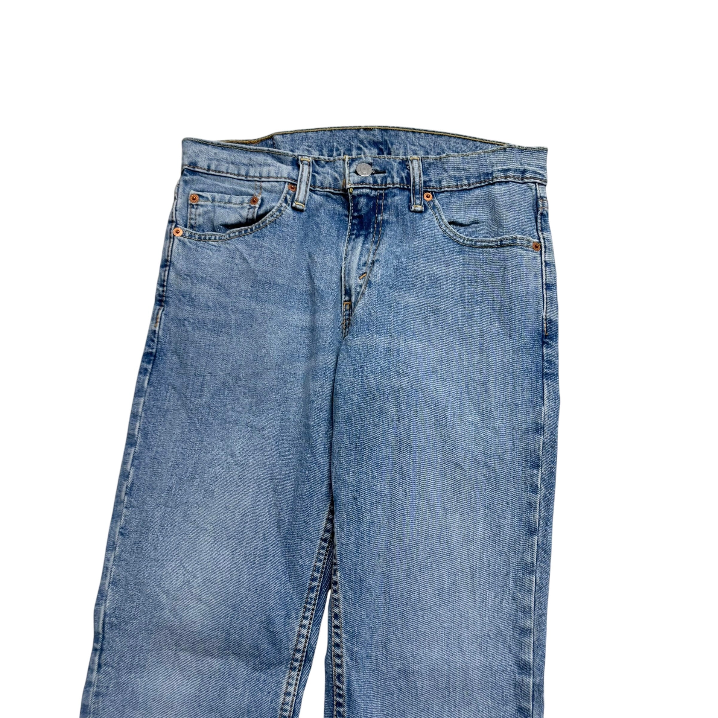 Levis 511 Jeans W30 L30 Mens Light Blue Slim Fit Stretch Denim (E)