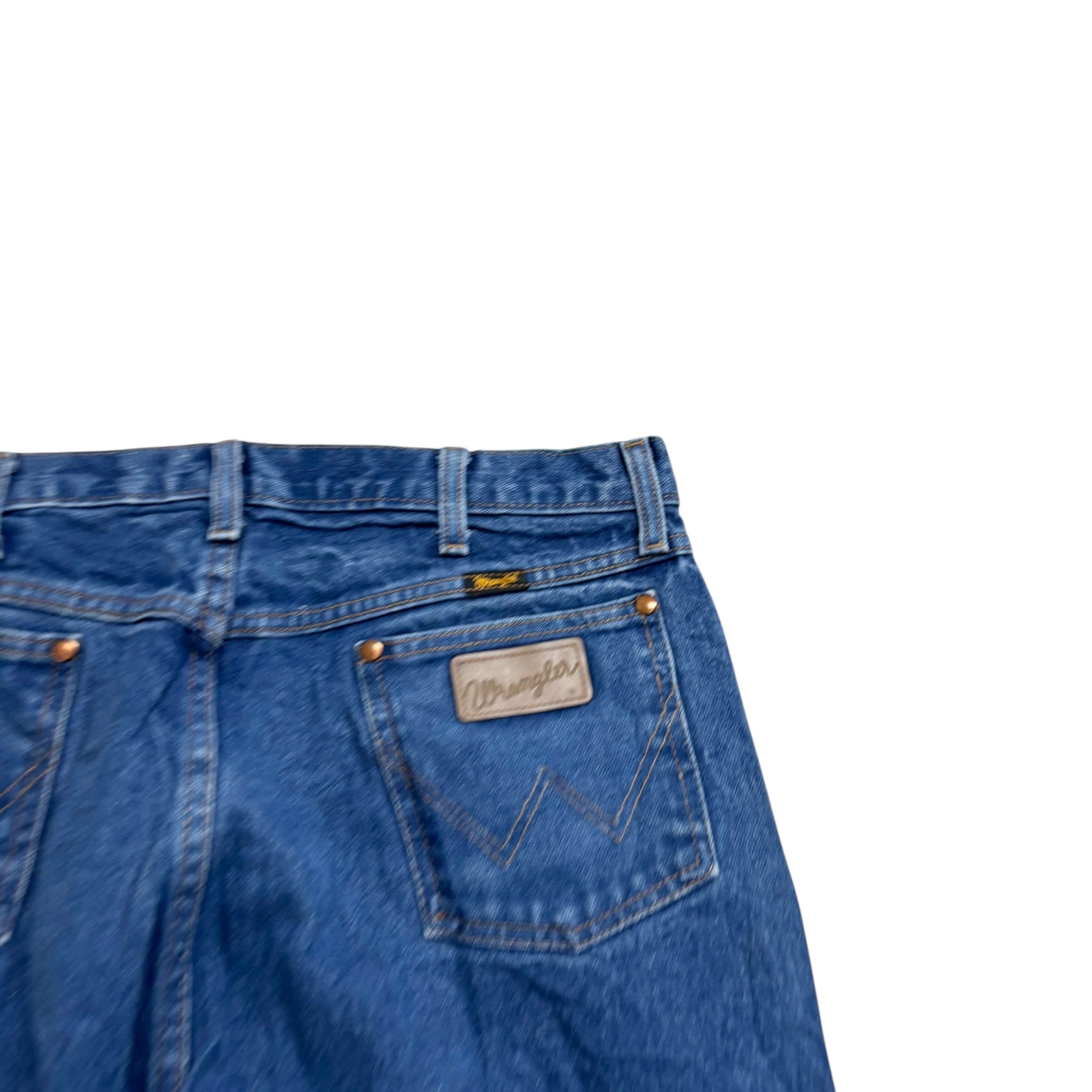 Wrangler Jeans Cowboy Cut W36 L31 Mens Mid Blue 13MWZ Original Fit Denim