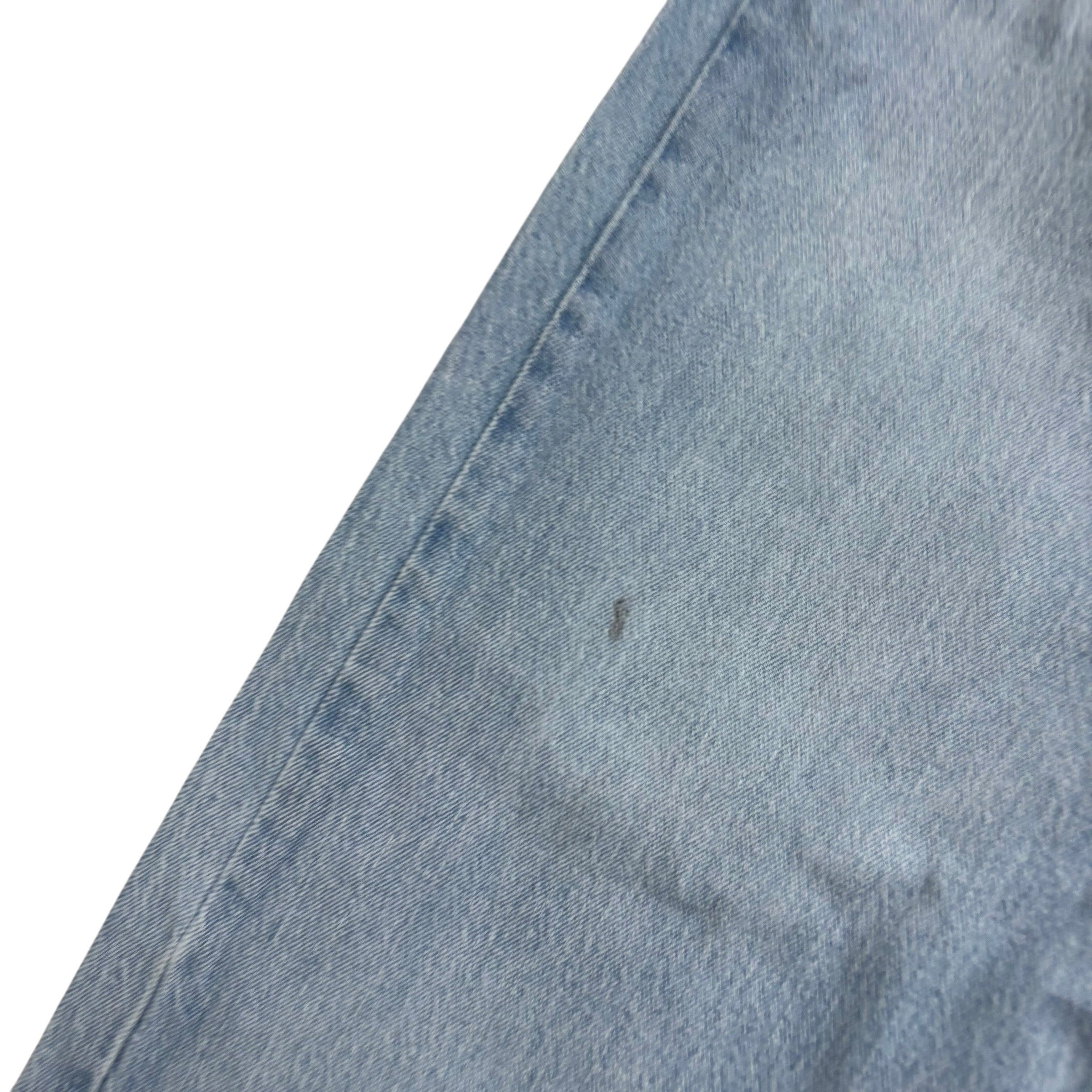 Wrangler Jeans W40 L30 Mens Light Blue Relaxed Straight Fit Stretch Denim