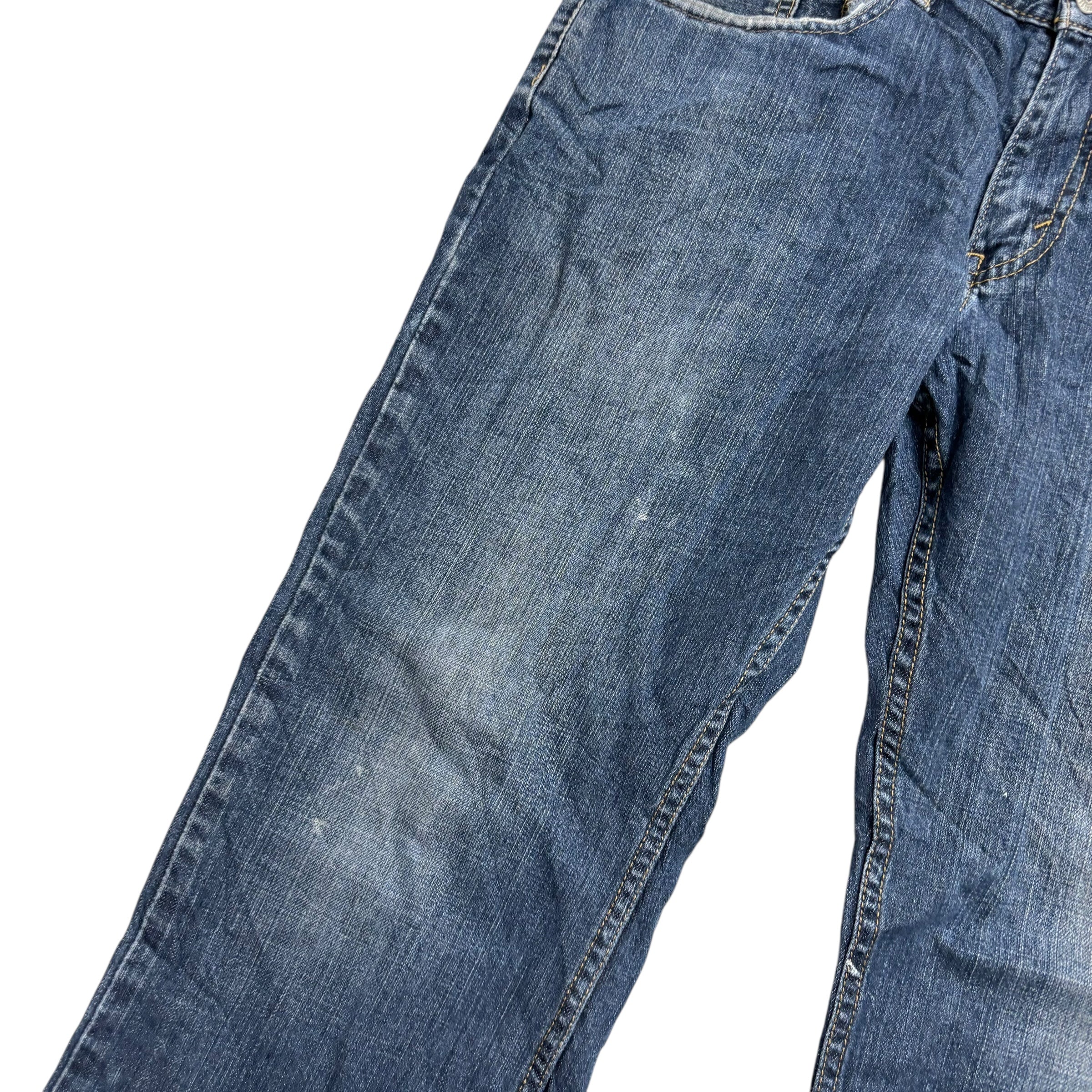Levis 559 Jeans W33 L30 Mens Mid Blue Baggy Relaxed Straight Fit Denim (F)