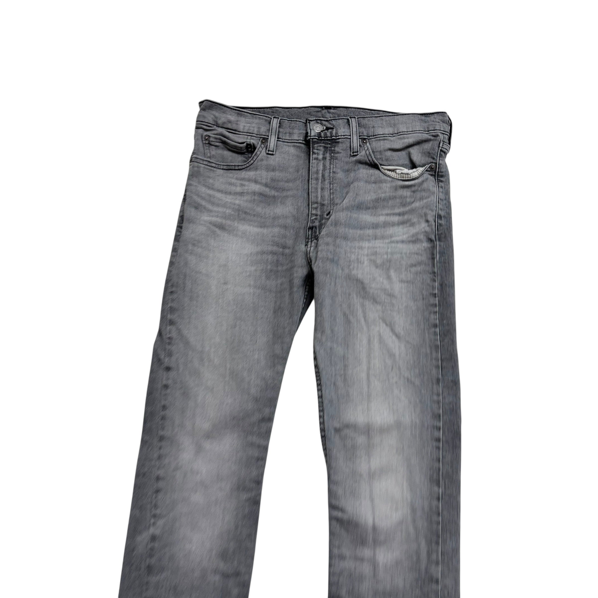 Levis 510 Jeans W32 L32 Mens Grey Skinny Fit Stretch Denim (E)