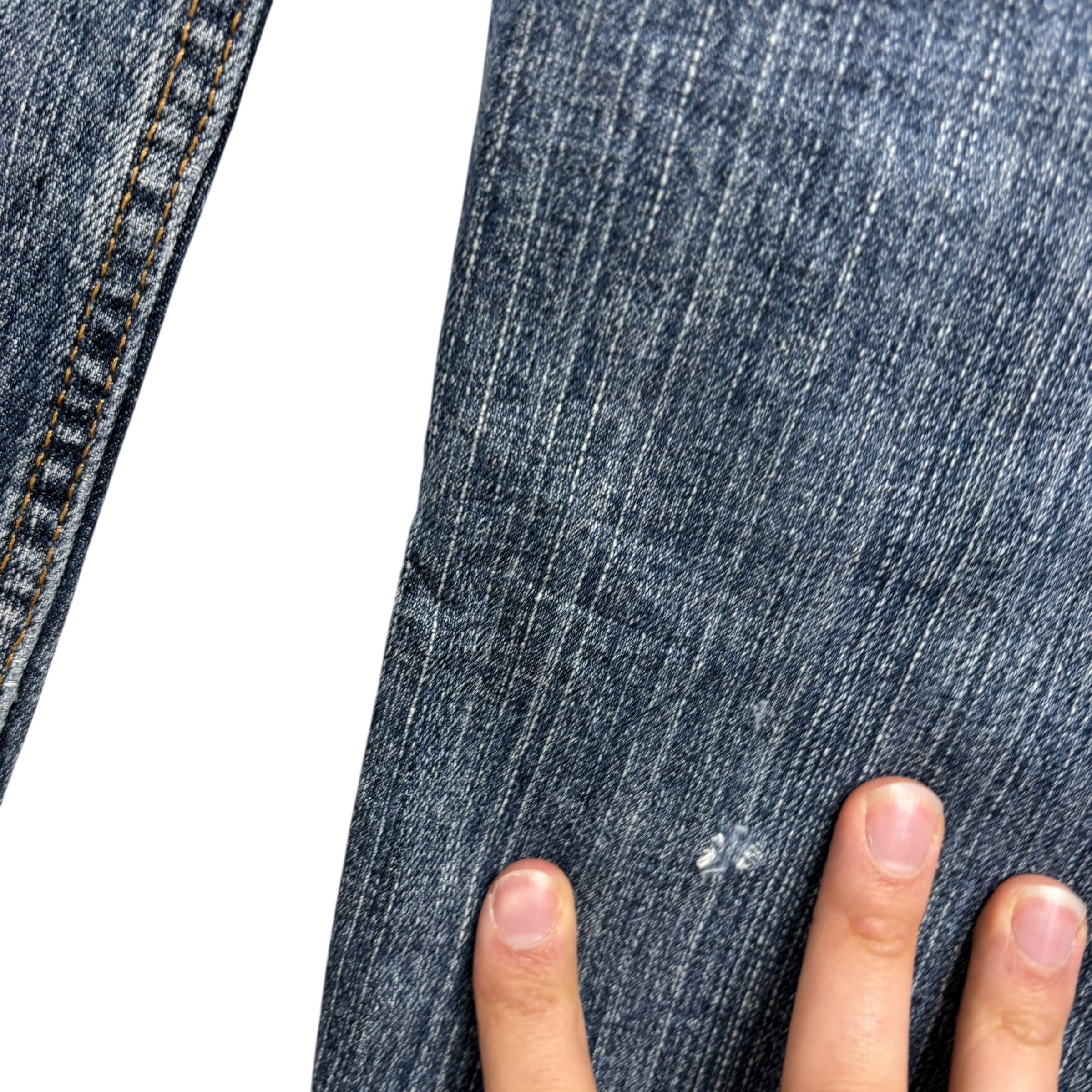 Levis 550 Jeans W44 L32 Mens Mid Blue Baggy Relaxed Straight Fit Denim